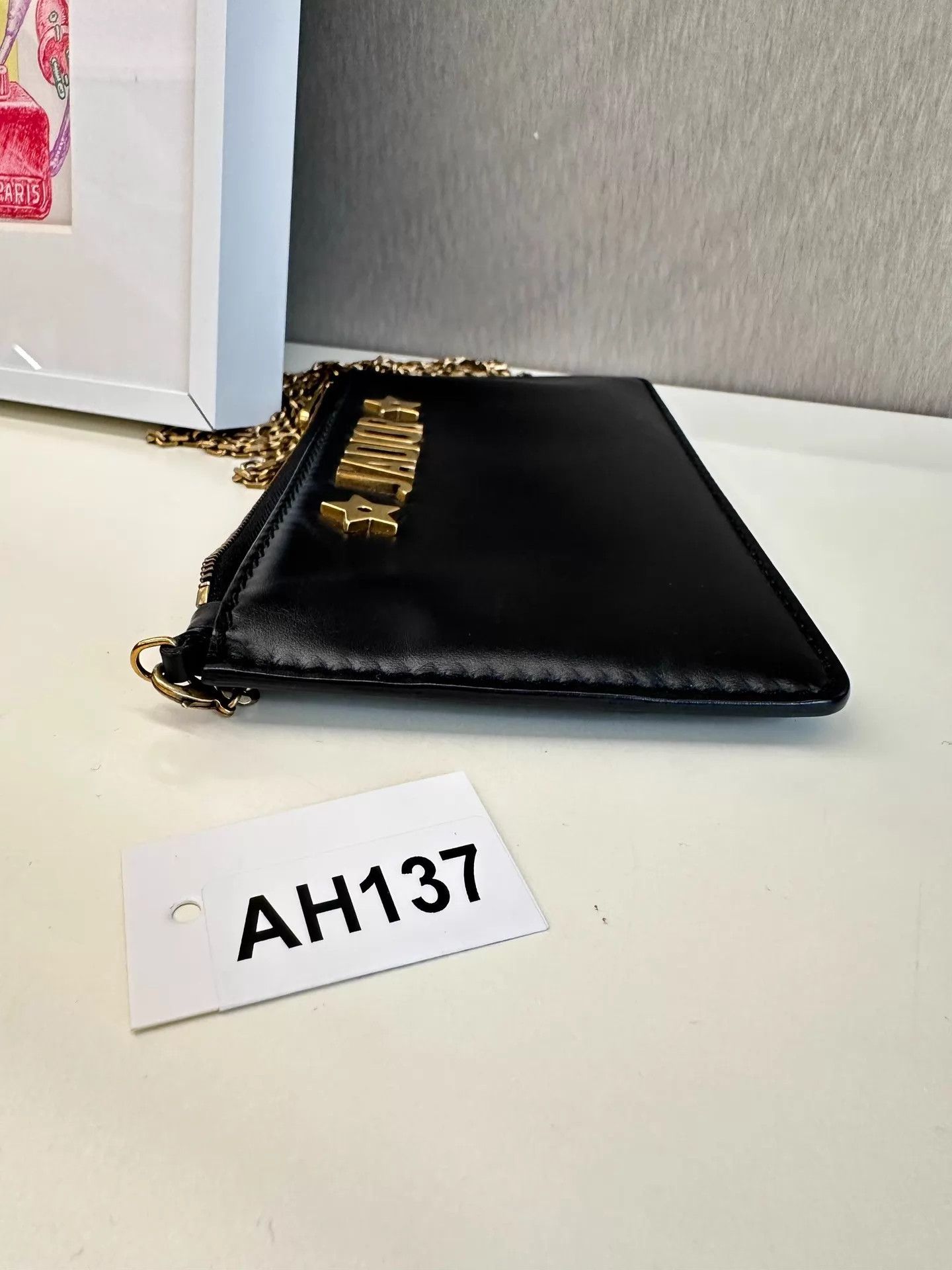 Dior Dior logo black chain bag 20x11 AH137 Size ONE SIZE - 6 Thumbnail