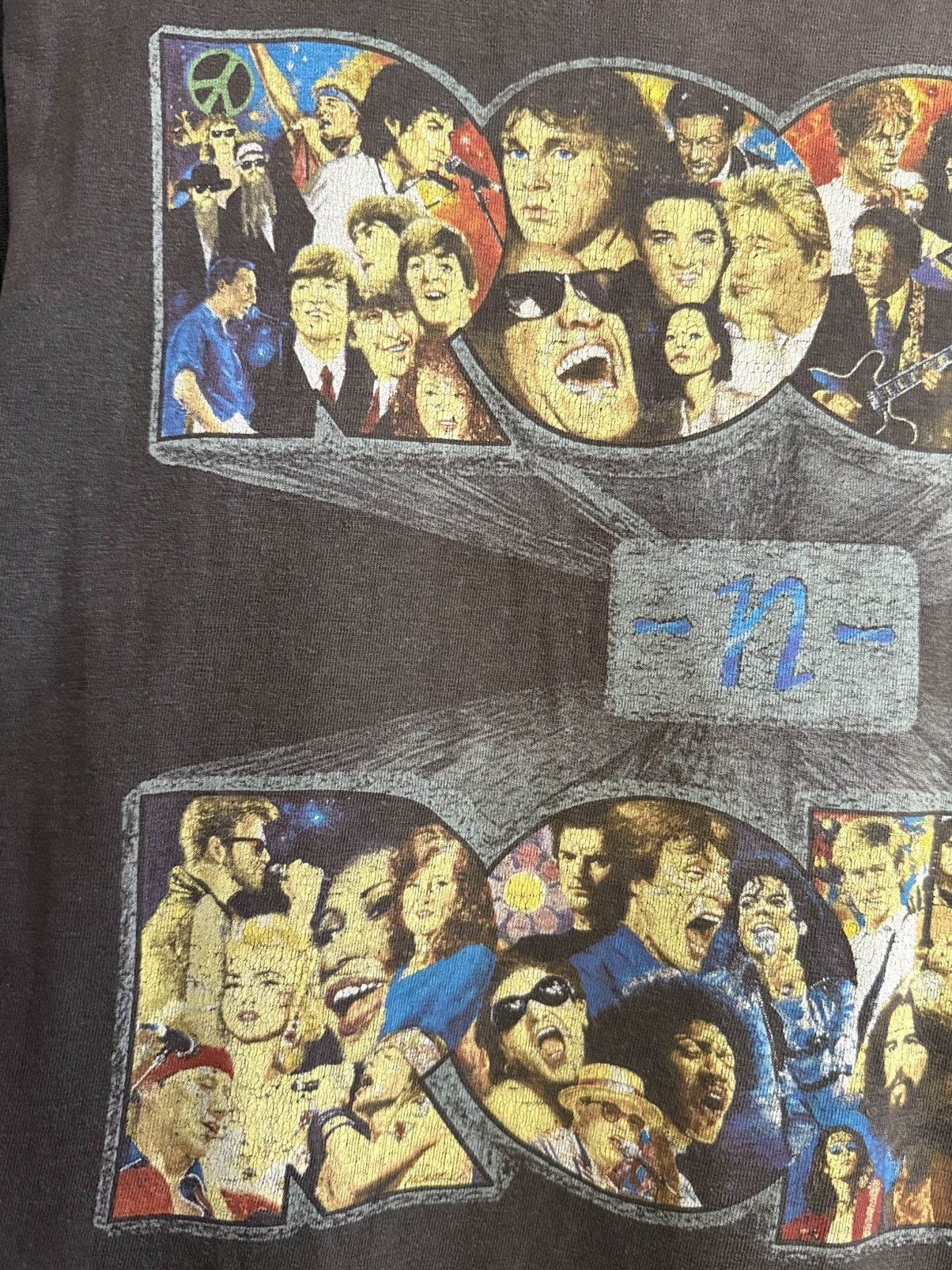Band Tees Thrashed Vintage 90s Rock N Roll Band SunFaded Rolling Stone Size US M / EU 48-50 / 2 - 6 Thumbnail