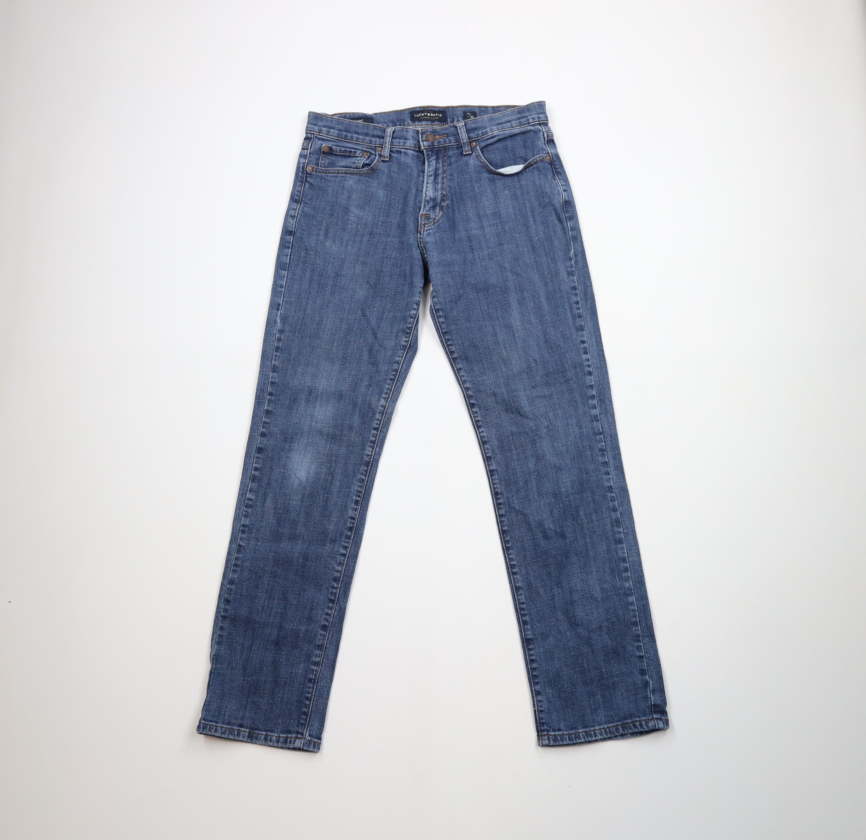 Lucky Brand × Vintage Vintage Y2K Lucky Brand Jeans Straight Leg Denim Jeans Blue Size US 32 / EU 48 - 1 Thumbnail