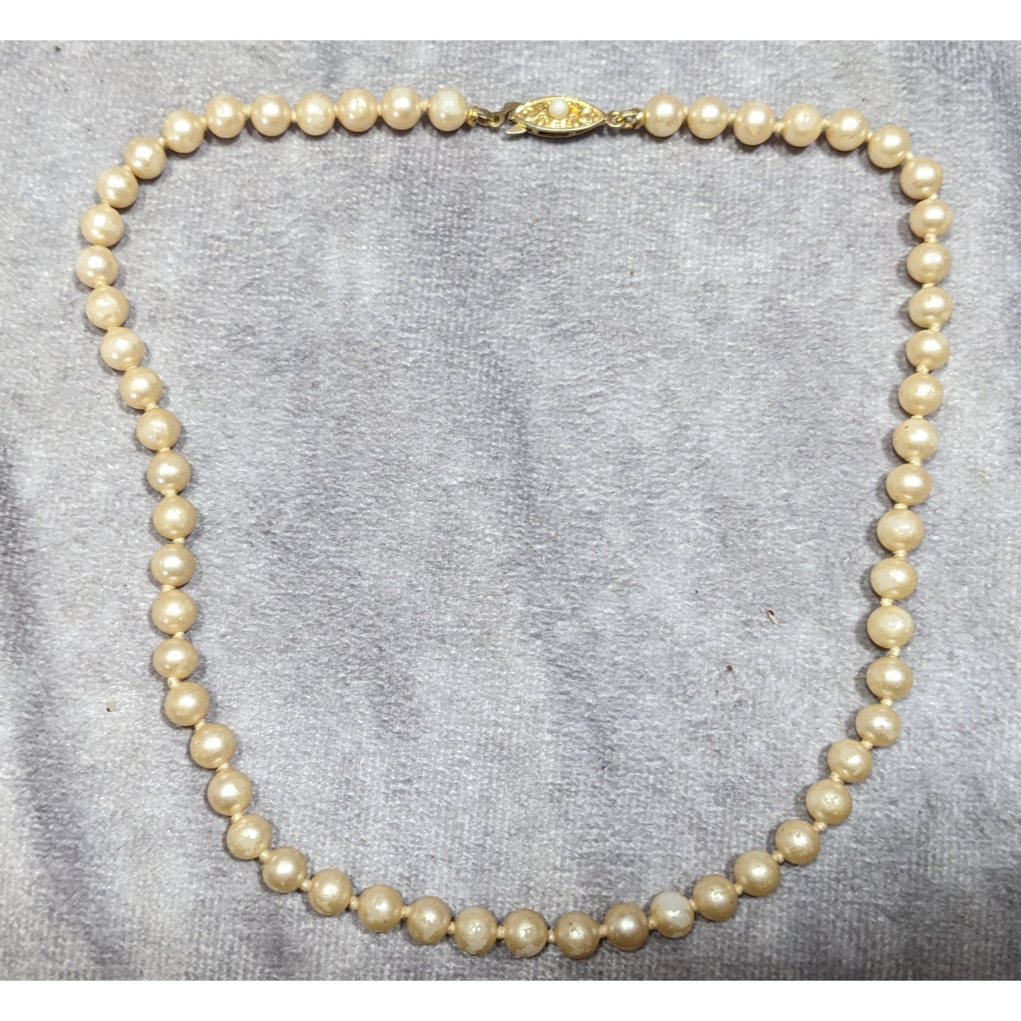 Other Vintage Japanese Faux Pearl Beaded Necklace Size ONE SIZE - 8 Thumbnail