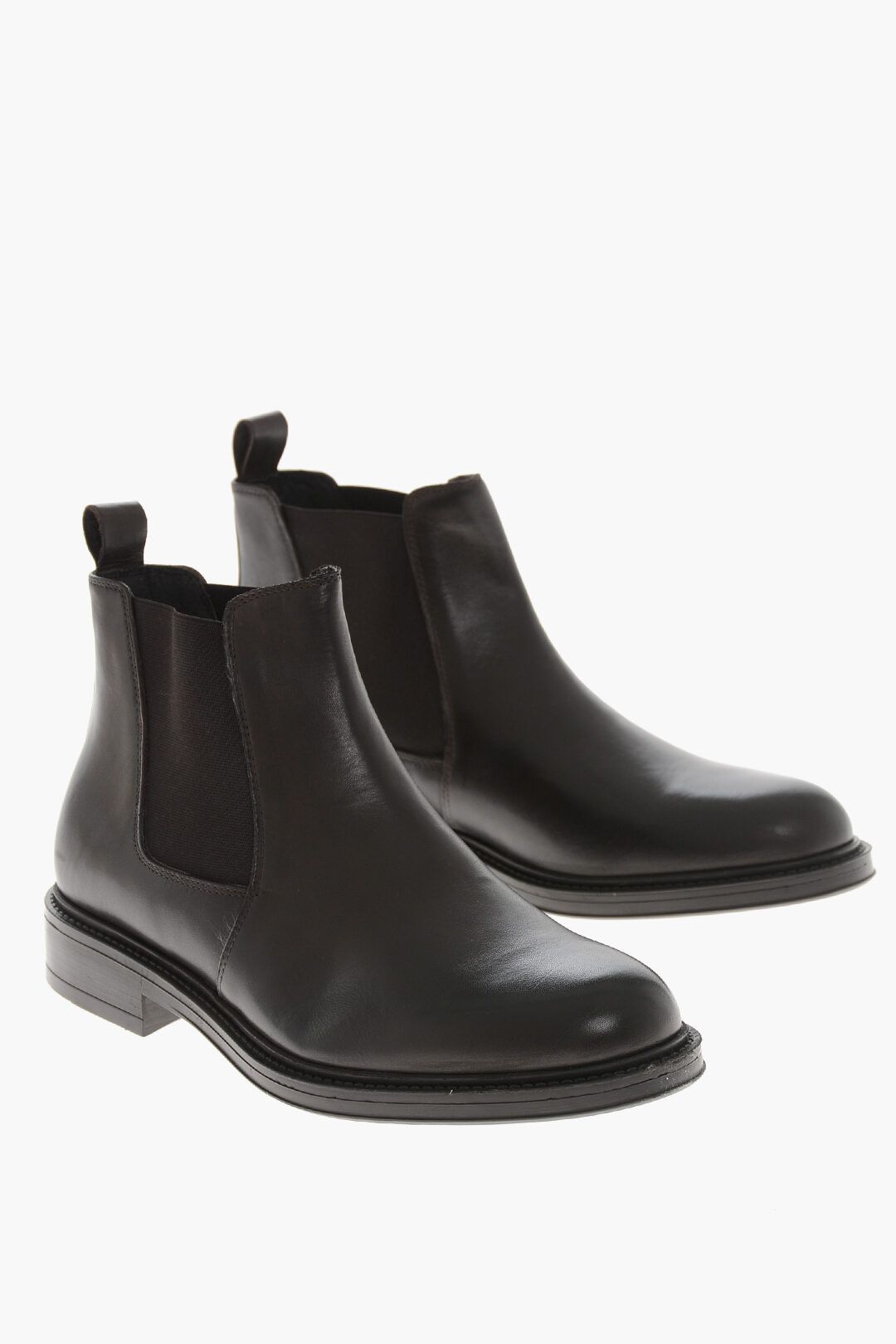 Testoni og1mm0226 Leather Chelsea Boots in Brown Size US 11 / EU 44 - 2 Thumbnail