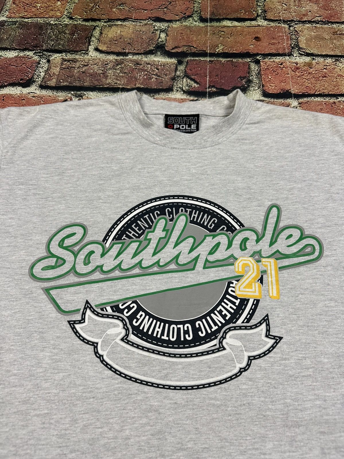 Southpole Vintage SouthPole Logo T Shirt Cyber Grunge Y2K Hip Hop Size US L / EU 52-54 / 3 - 3 Thumbnail