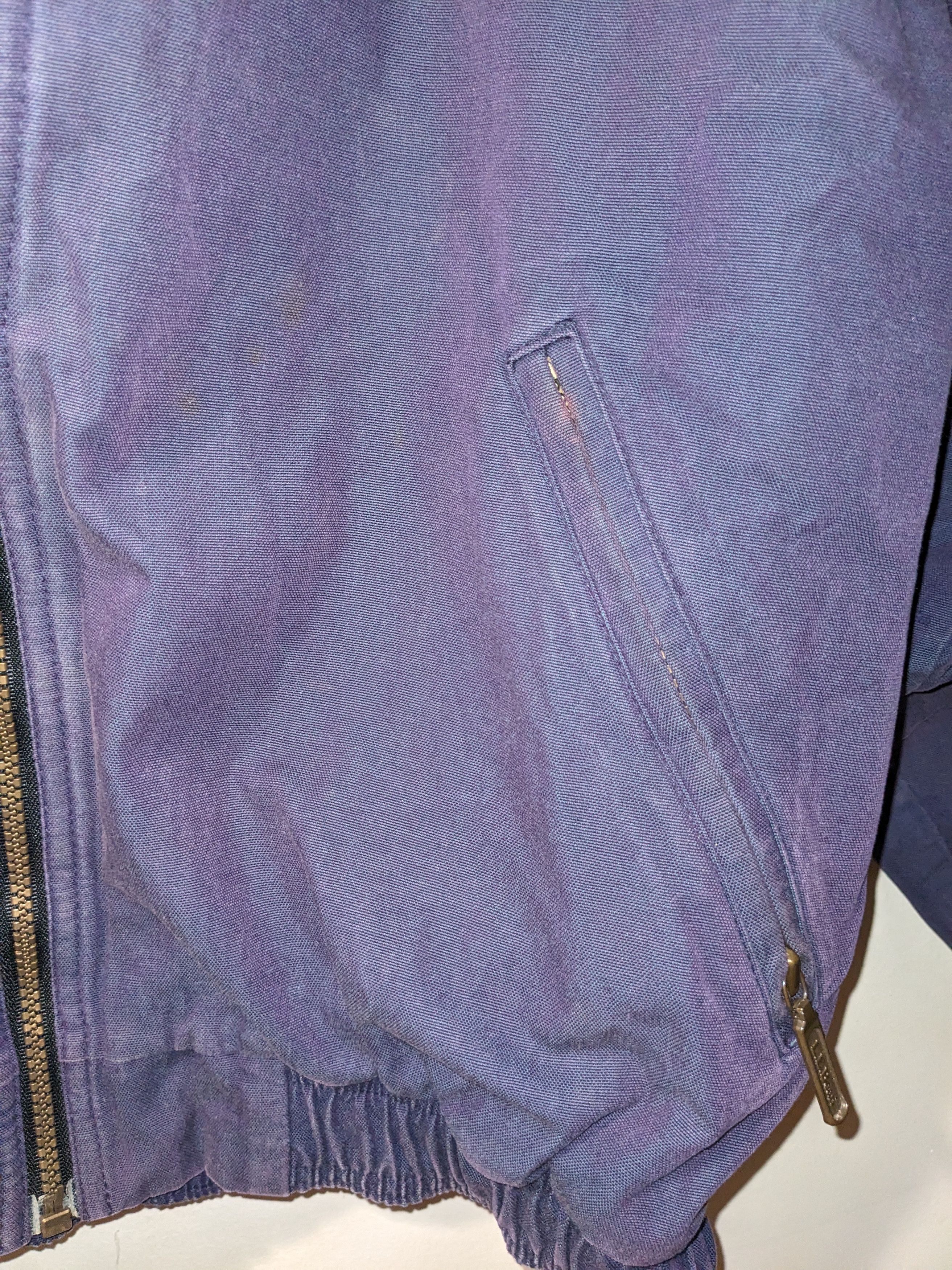 L.L. Bean × Vintage Vintage 90s L.L. Bean Purple Lined Blanket Detroit Jacket Size US L / EU 52-54 / 3 - 6 Thumbnail