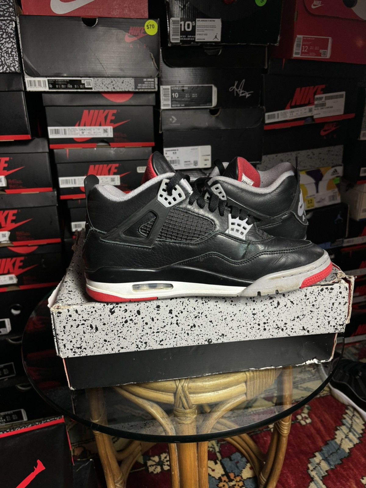 Jordan Brand Jordan 4 bred reimagined size 8.5 Size US 8.5 / EU 41-42 - 4 Thumbnail