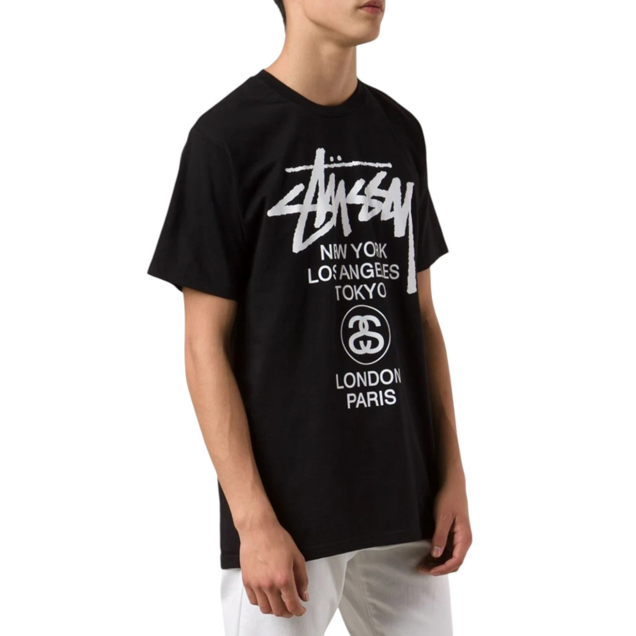 Stussy × Vintage World Tour Scribble T-Shirt Size US M / EU 48-50 / 2 - 5 Thumbnail