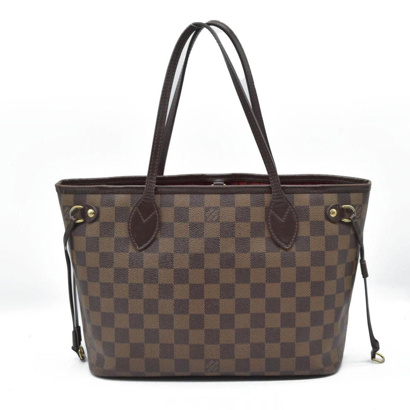 Louis Vuitton $2100 Louis Vuitton Damier Ebene Neverfull PM Size ONE SIZE - 3 Thumbnail
