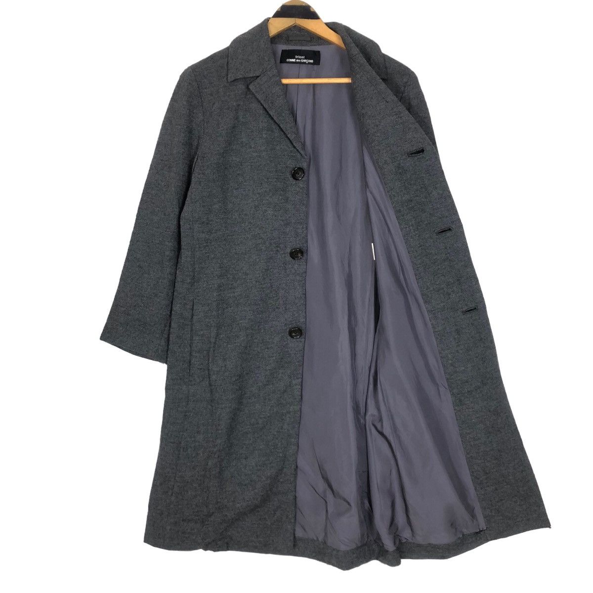 Comme des Garcons Vintage 90s Tricot Comme Des Garcons 1997 S/S Wool Car Coat Size M / US 6-8 / IT 42-44 - 10 Thumbnail