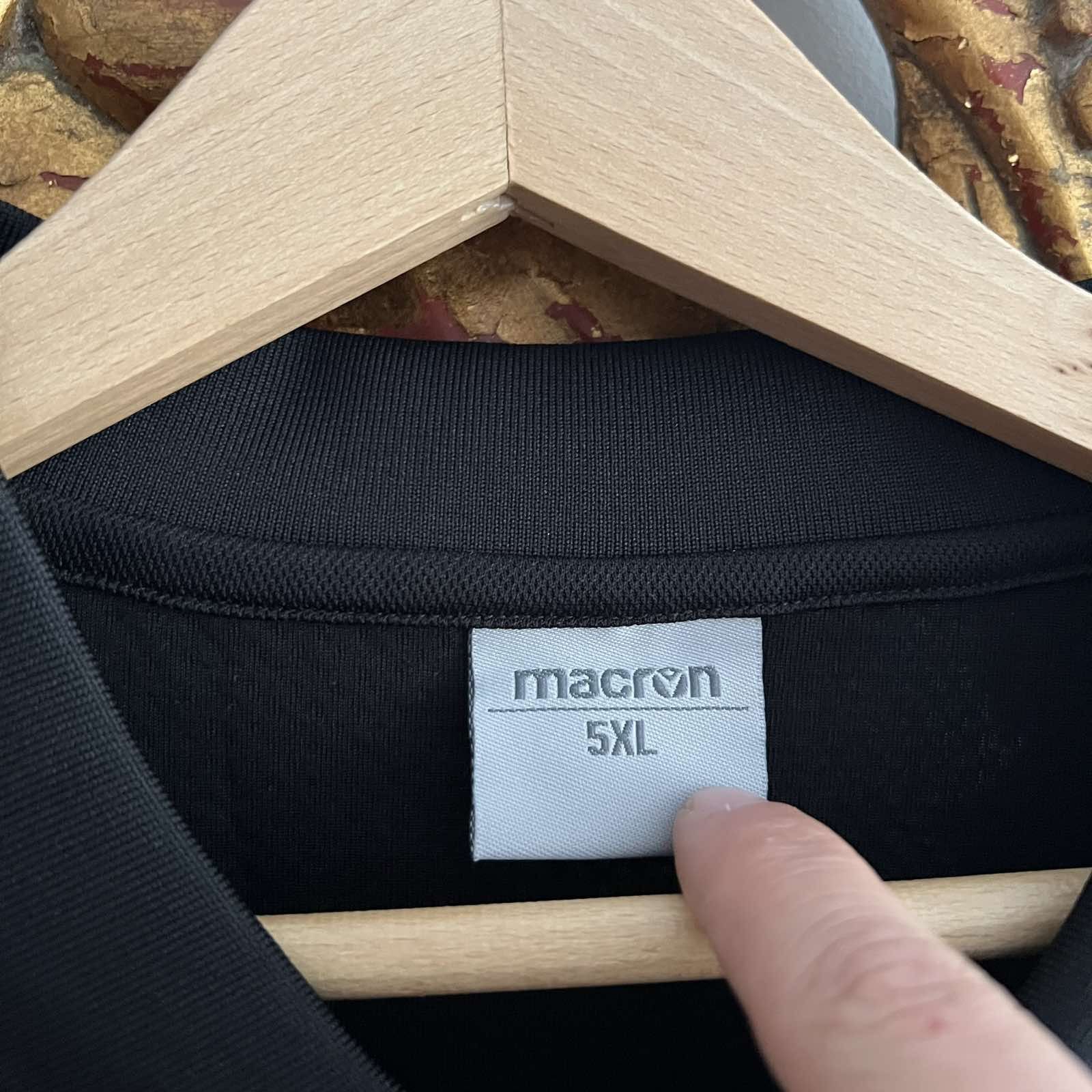 Macron Motherwell Home Football Black Soccer Jersey Macron Sz 3XL Size US XXL / EU 58 / 5 - 4 Thumbnail