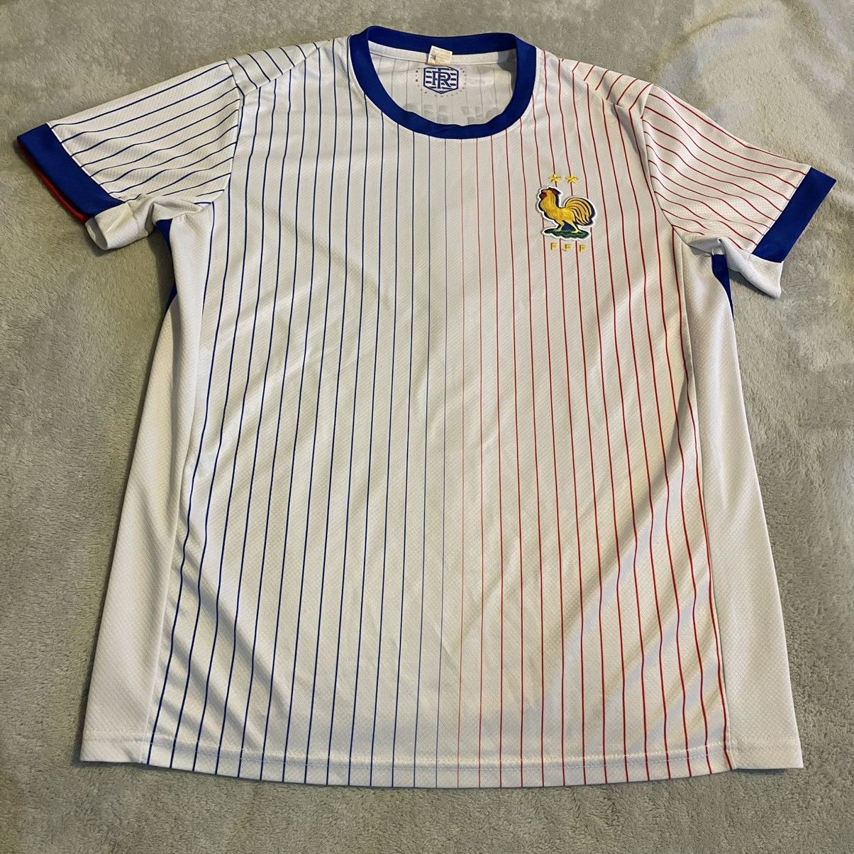 Other France Jersey Mens Small White 2024 Kit Soccer National Team Size US S / EU 44-46 / 1 - 1 Thumbnail