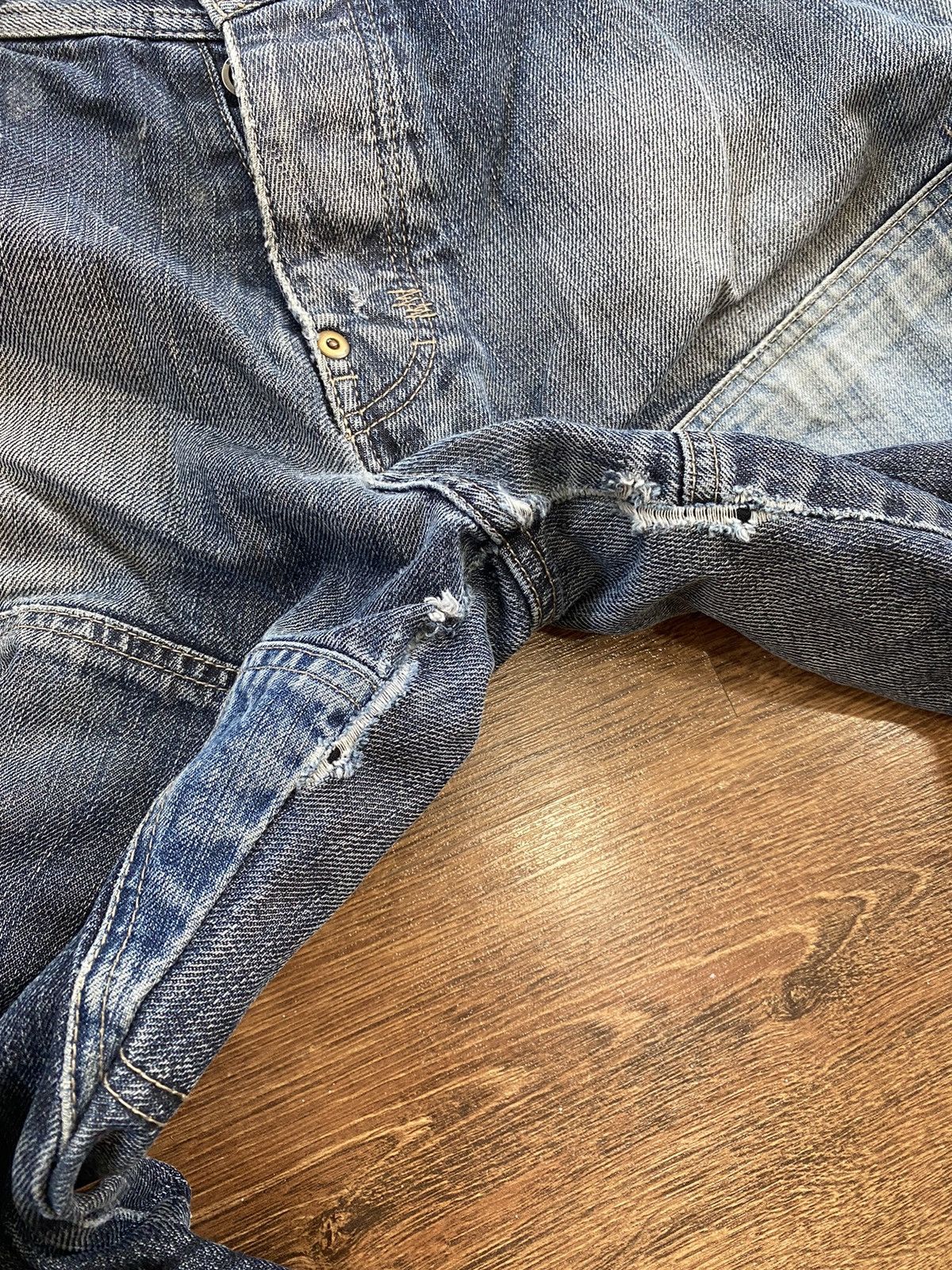 14th Addiction Vintage Y2K G Star archive Denim Cargo Baggy pants Jeans Size US 33 - 24 Thumbnail