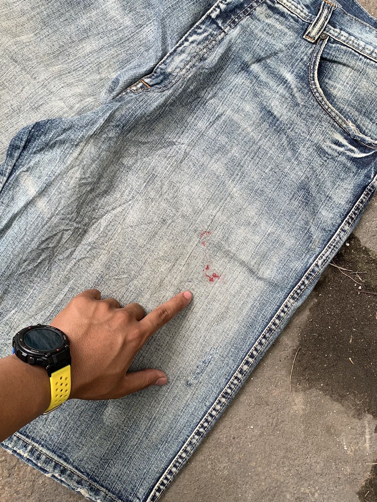 Pelle Pelle × Vintage Vintage pellepelle jeans shorts Size US 42 / EU 58 - 8 Thumbnail