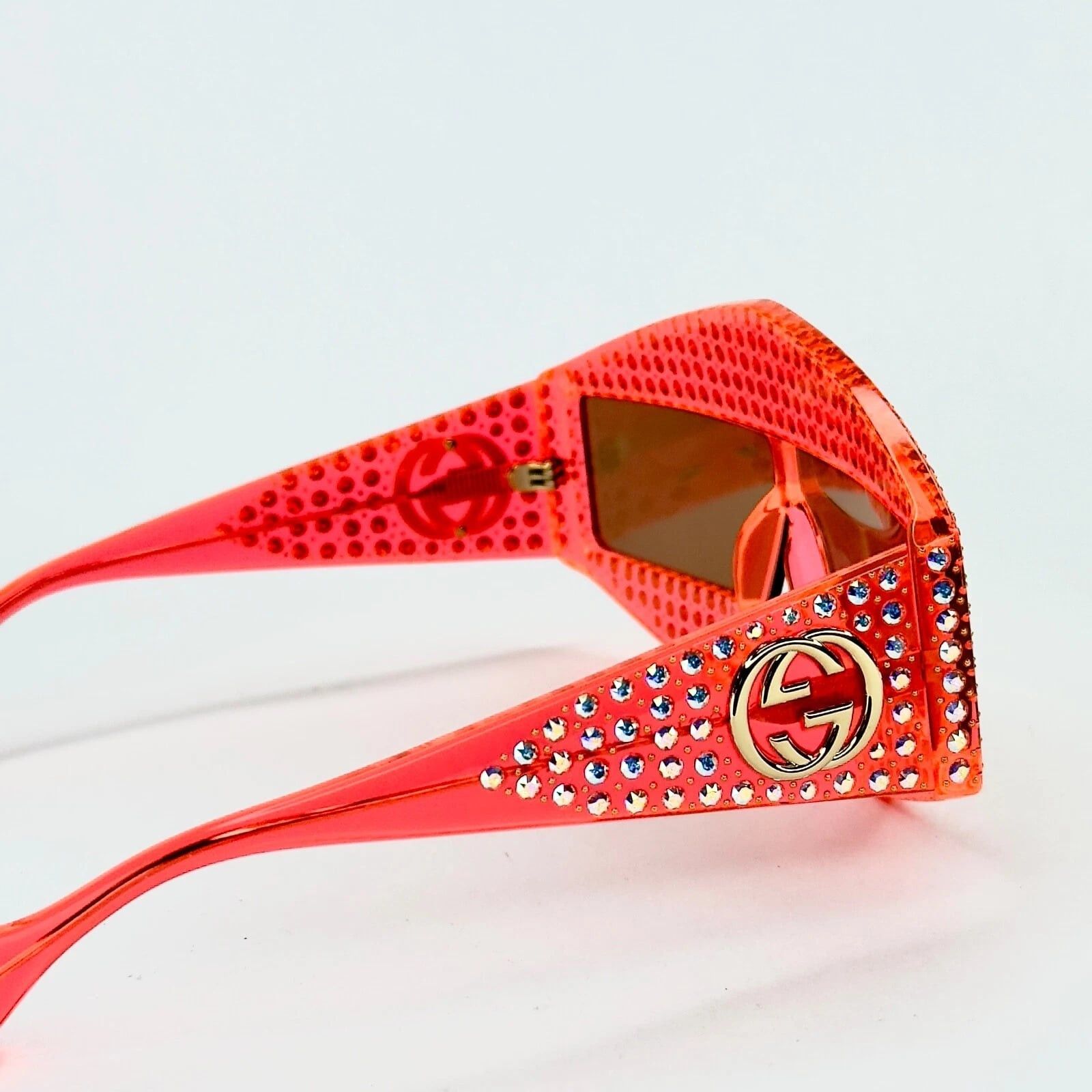 Gucci GUCCI AUTHENTIC HOLLYWOOD FOREVER 0357 Sunglasses GG0357 002 Size ONE SIZE - 9 Thumbnail