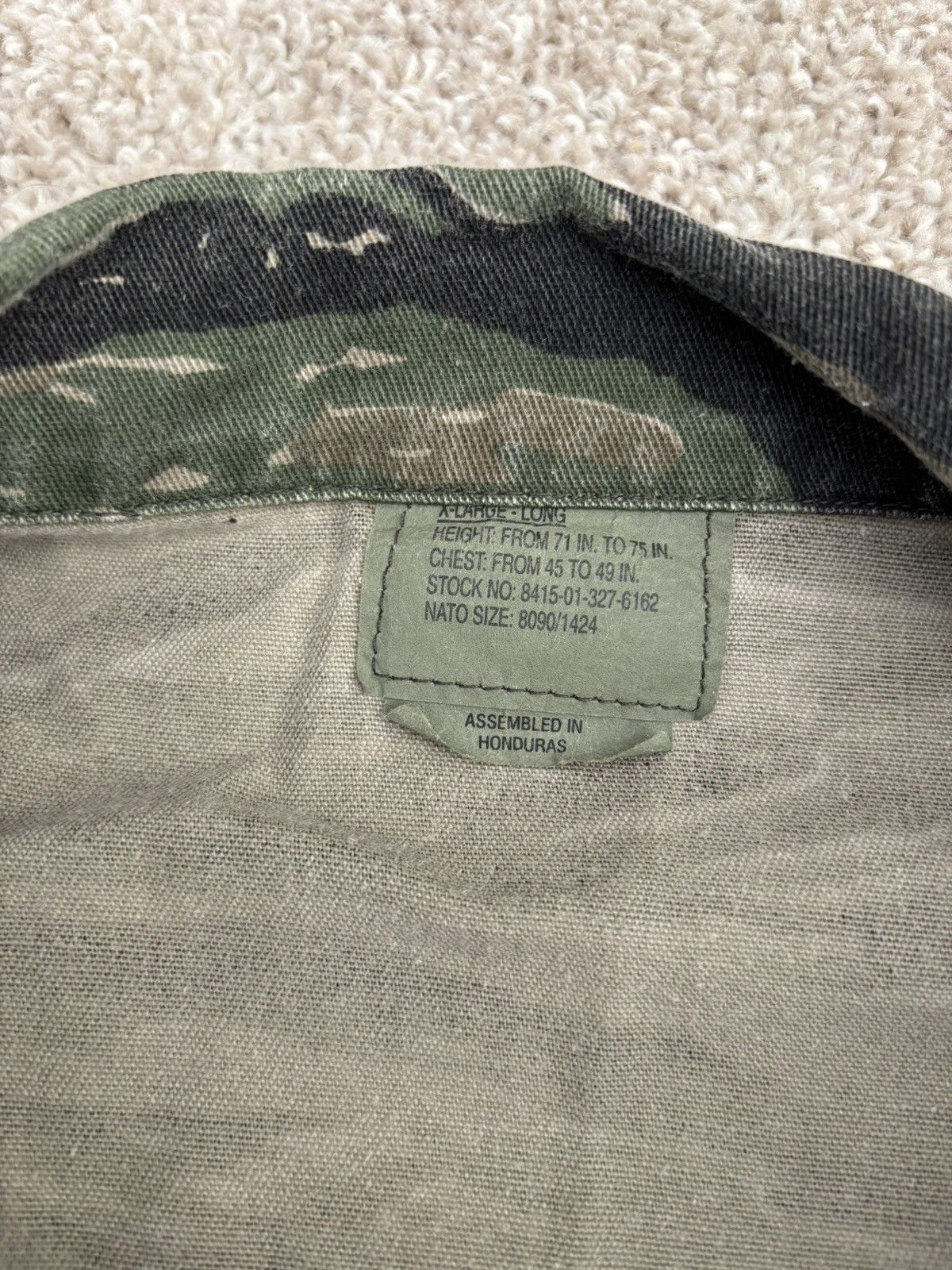 Vintage Vintage Tiger Camo Military Jacket Size US XL / EU 56 / 4 - 2 Thumbnail