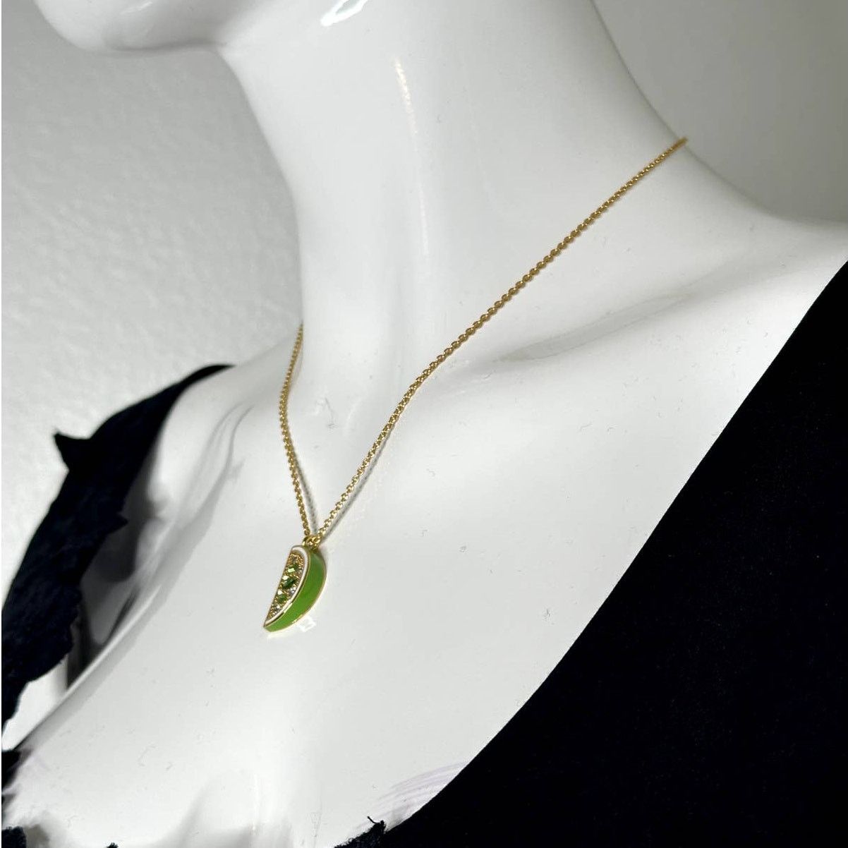 Kate Spade Kate Spade Lime Mini Pendant Necklace Size ONE SIZE - 2 Thumbnail