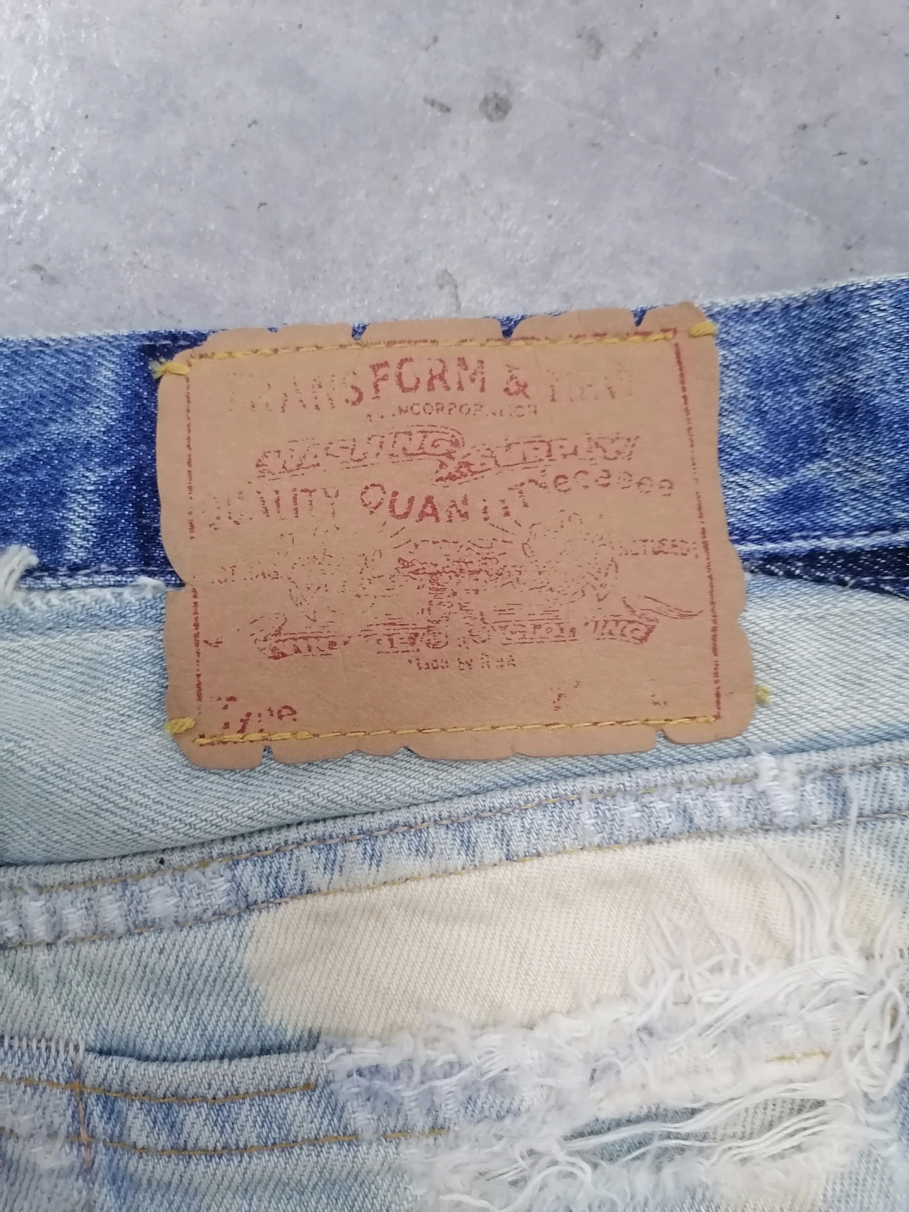 If Six Was Nine × Japanese Brand Destroy Jeans RNA Distressed Denim Pants Size US 29 - 13 Thumbnail