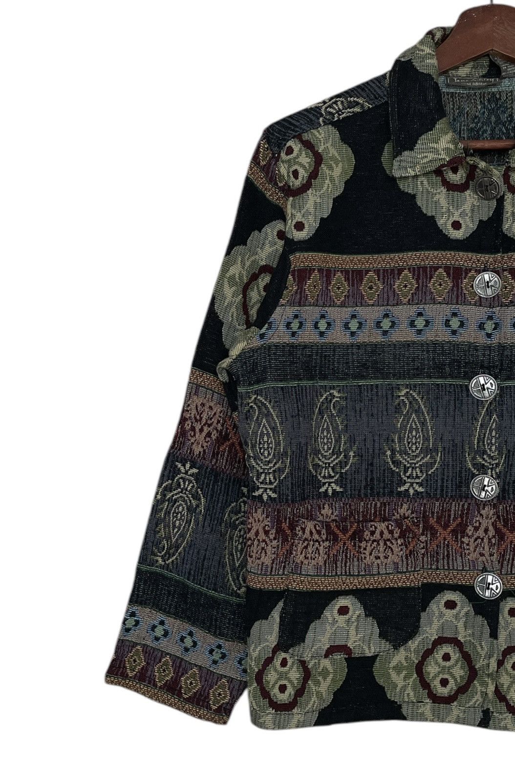 Japanese Brand × Vintage Vintage Japanese Brand Jane Ashley Navajo Fleece 2000s Size US M / EU 48-50 / 2 - 3 Thumbnail
