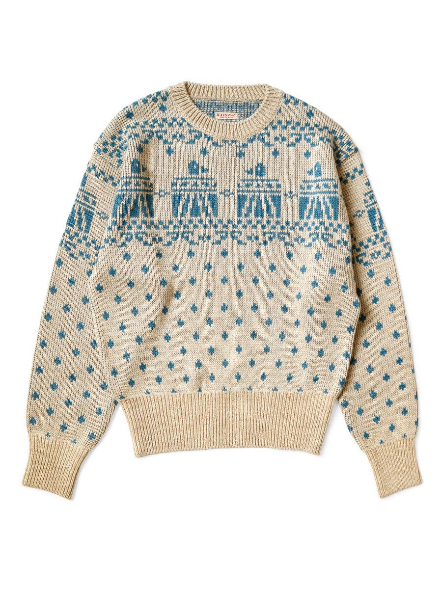 Kapital kapital 5G Jacquard Knit Vintage Sweater Santo Domingo Size US S / EU 44-46 / 1 - 1 Thumbnail