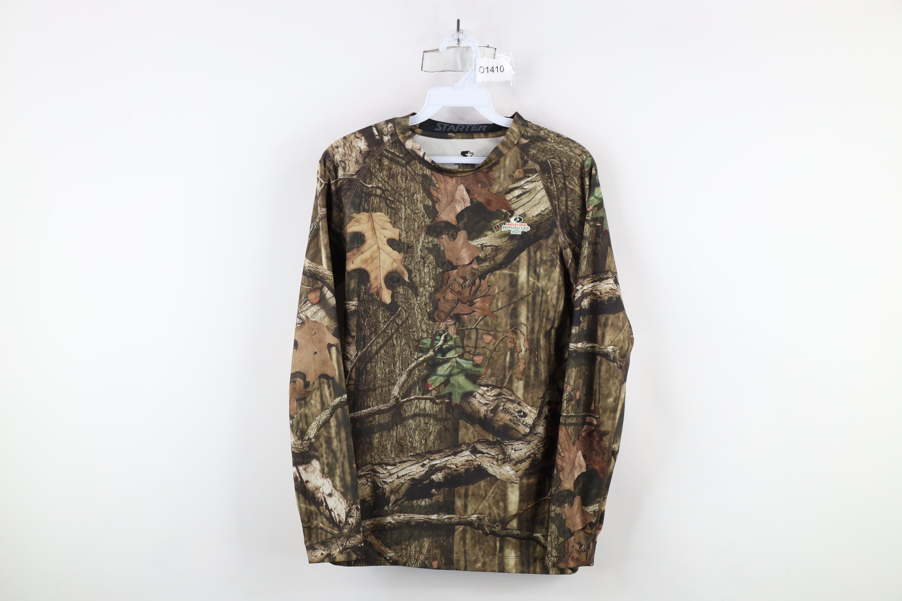 Starter × Vintage Vintage Y2K Starter Mossy Oak Camouflage Long Sleeve T-Shirt Size US S / EU 44-46 / 1 - 1 Thumbnail