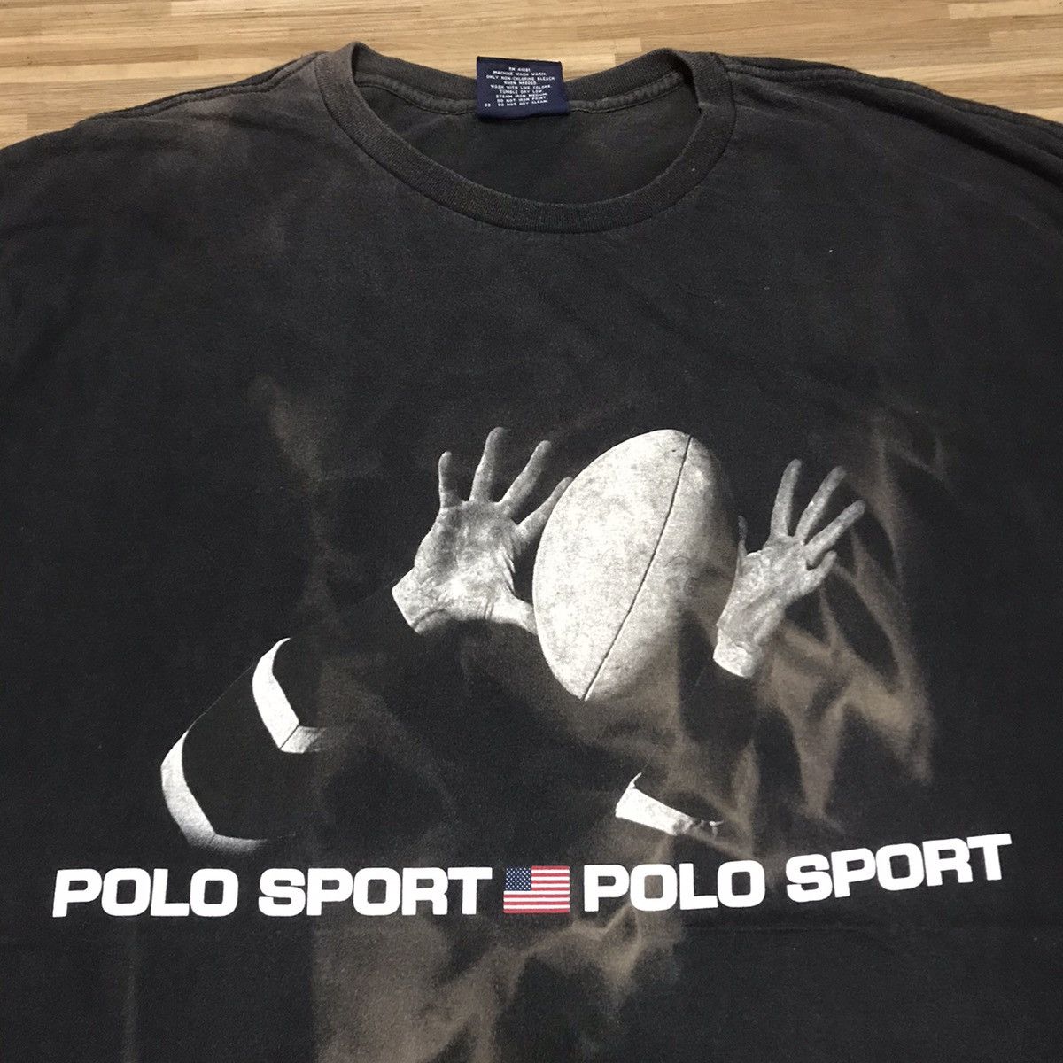 Polo Ralph Lauren × Vintage POLO SPORT RALPH LAUREN RUGBY SPORT LATE 90s RARE TEE Size US XL / EU 56 / 4 - 2 Thumbnail