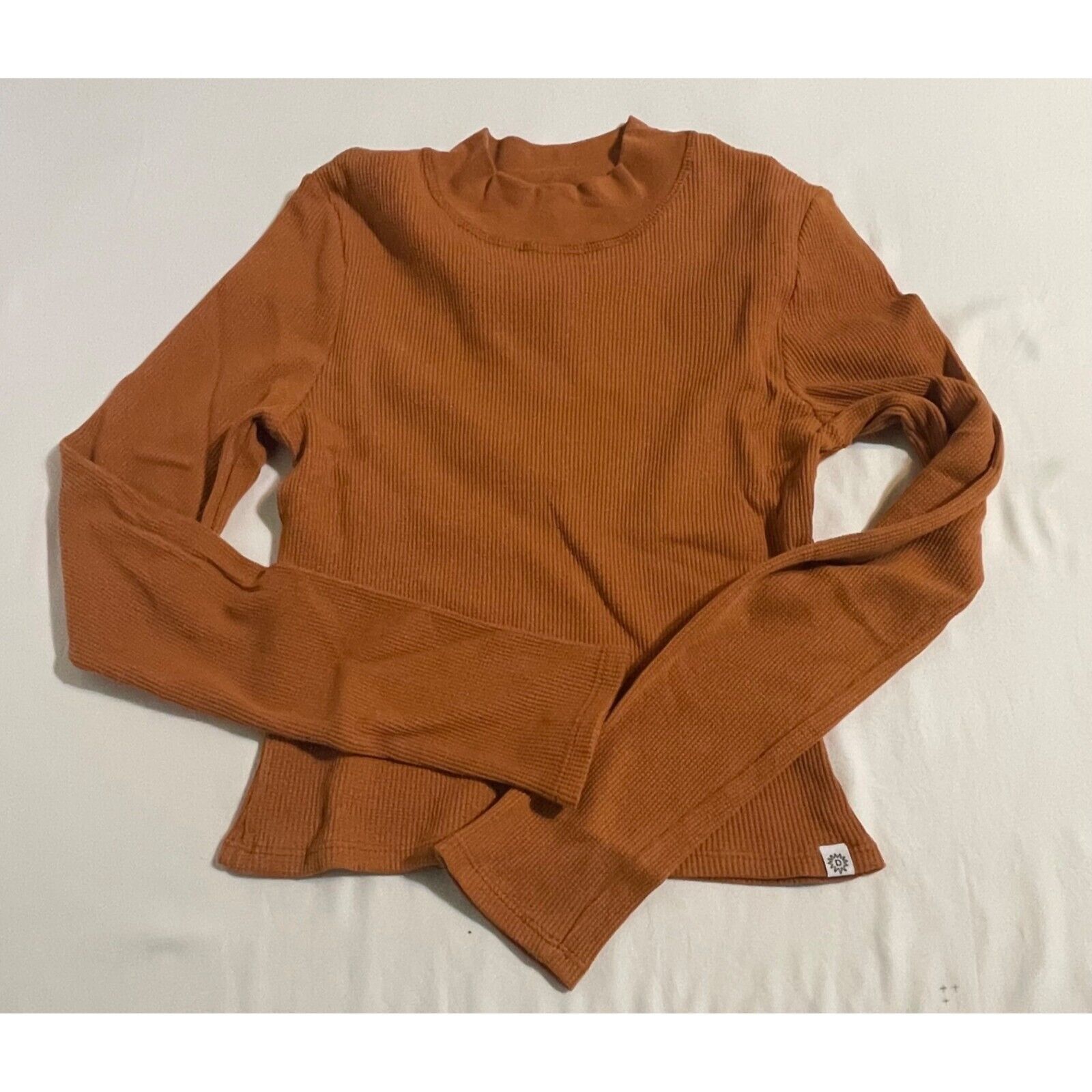 Daydreamer Daydreamer Thermal Crop Womens Large NWT Mock Orange Size L / US 10 / IT 46 - 12 Thumbnail