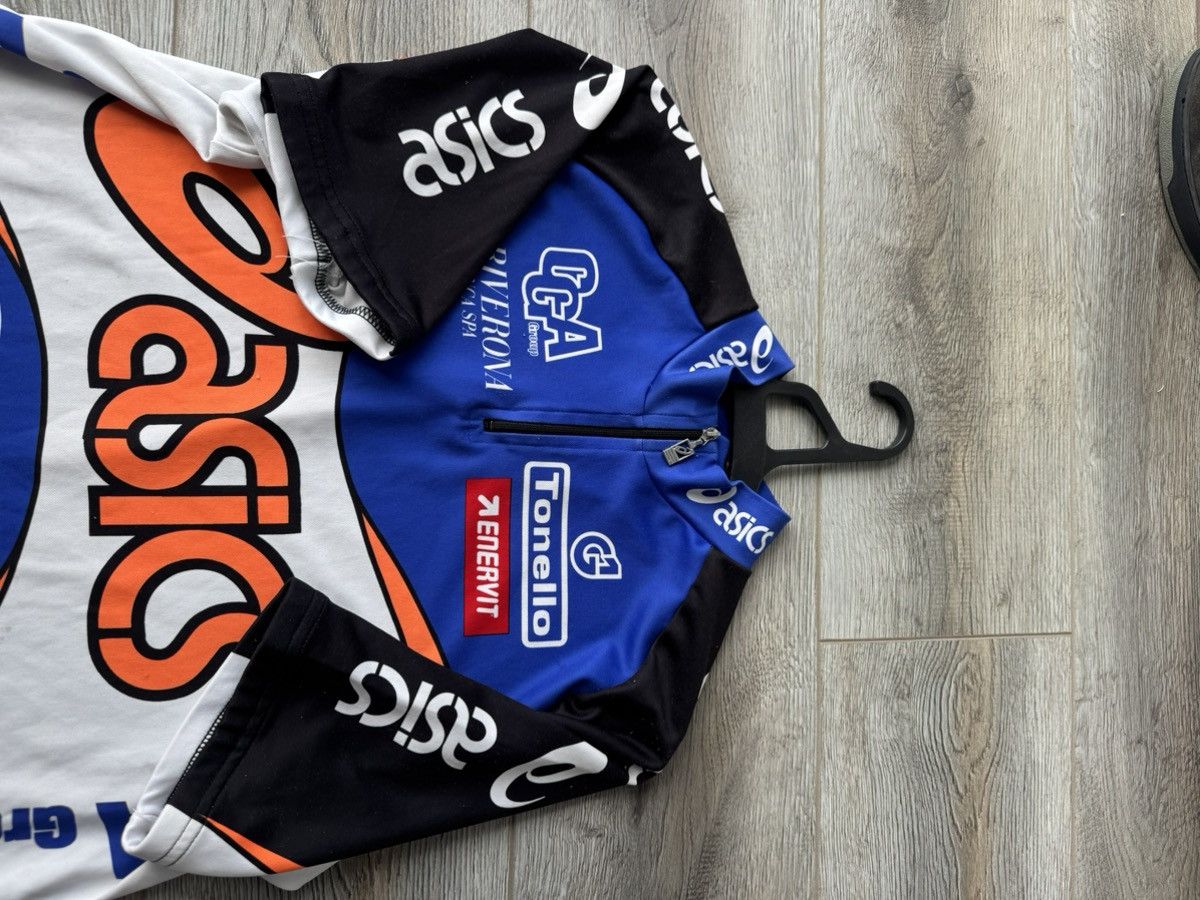 Asics Vintage 90s Asics Bike Team Official Cycling Jersey Size US M / EU 48-50 / 2 - 9 Thumbnail