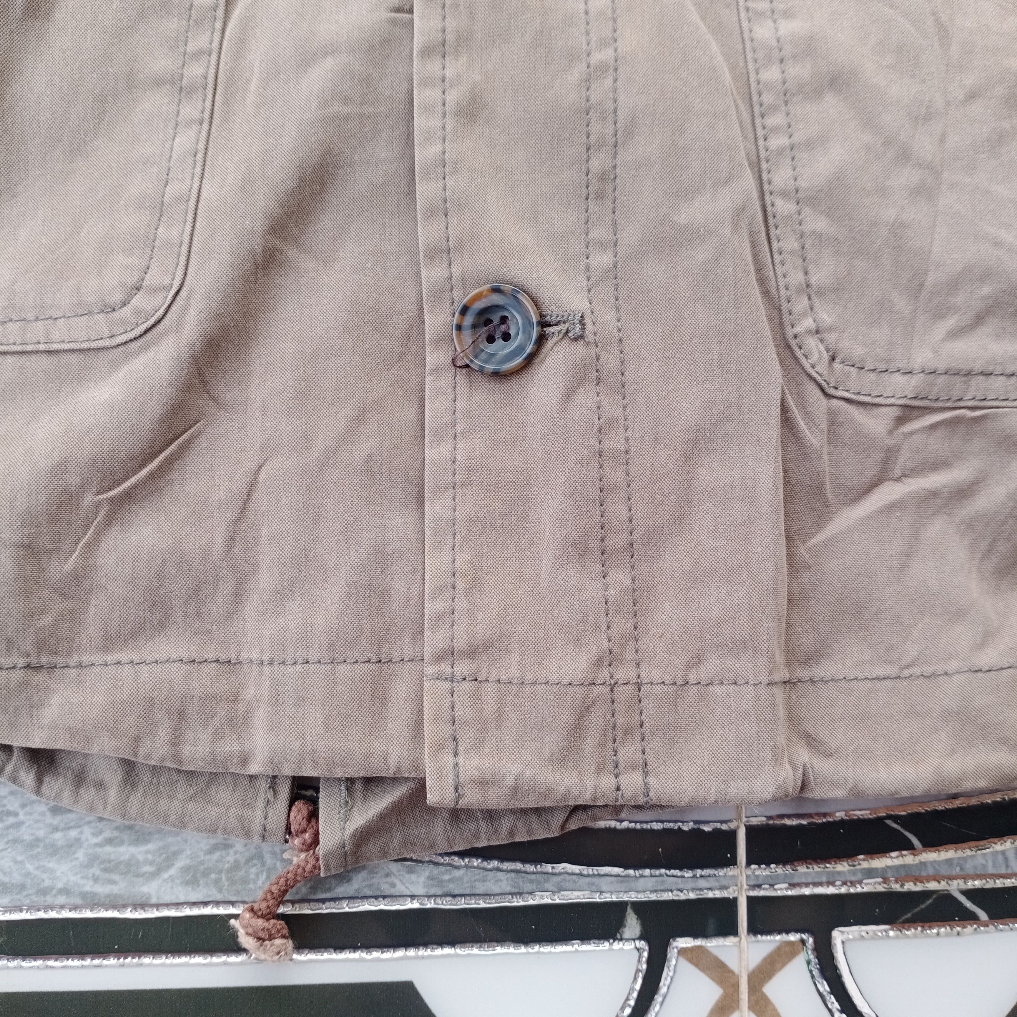 Japanese Brand × Vintage Vintage Nombre Impair Military Button Jacket Hoodies Parka Size US XL / EU 56 / 4 - 4 Thumbnail