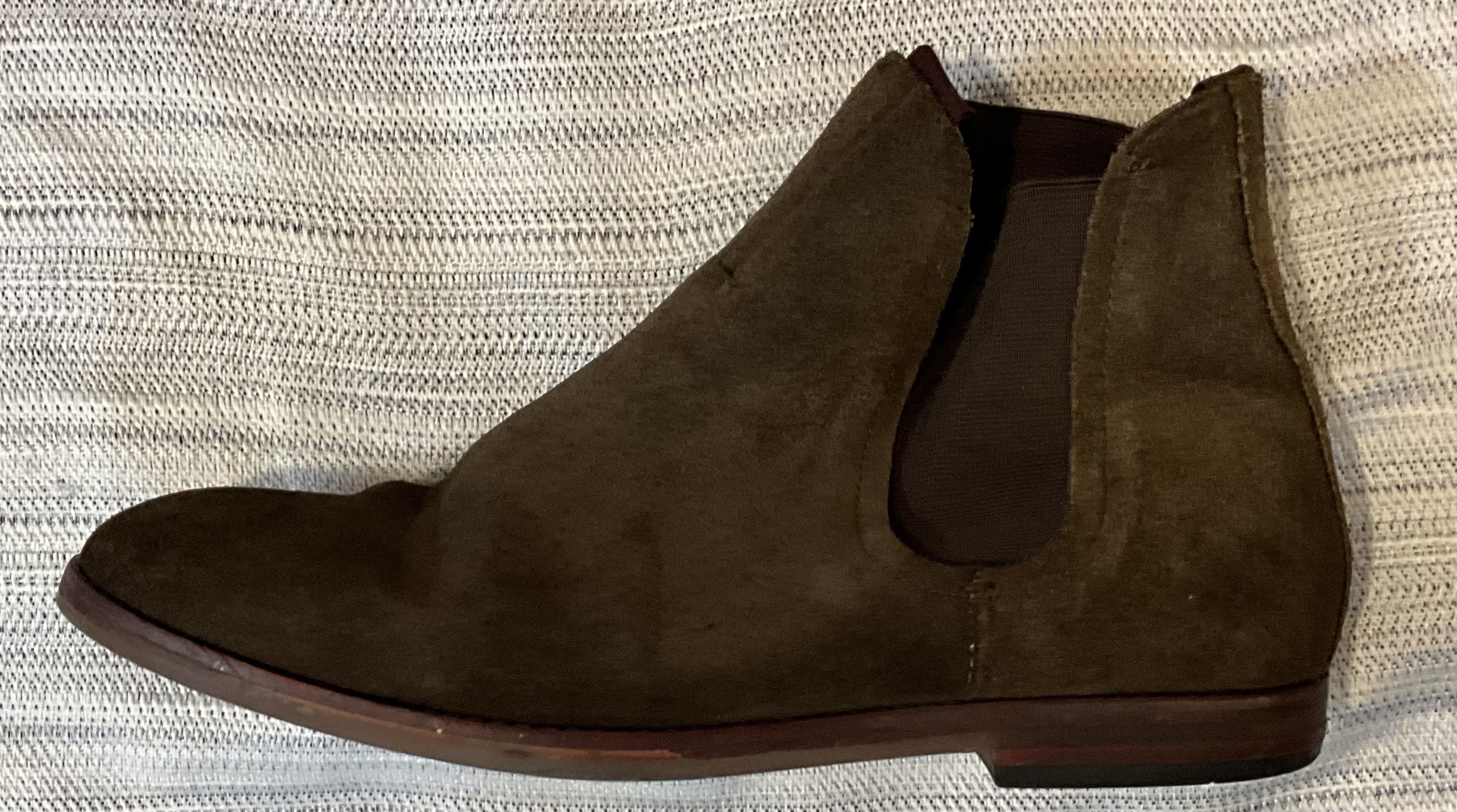 Hudson H London Dark Brown Suede Boots Size 44/ US 11 Size US 11 / EU 44 - 6 Thumbnail