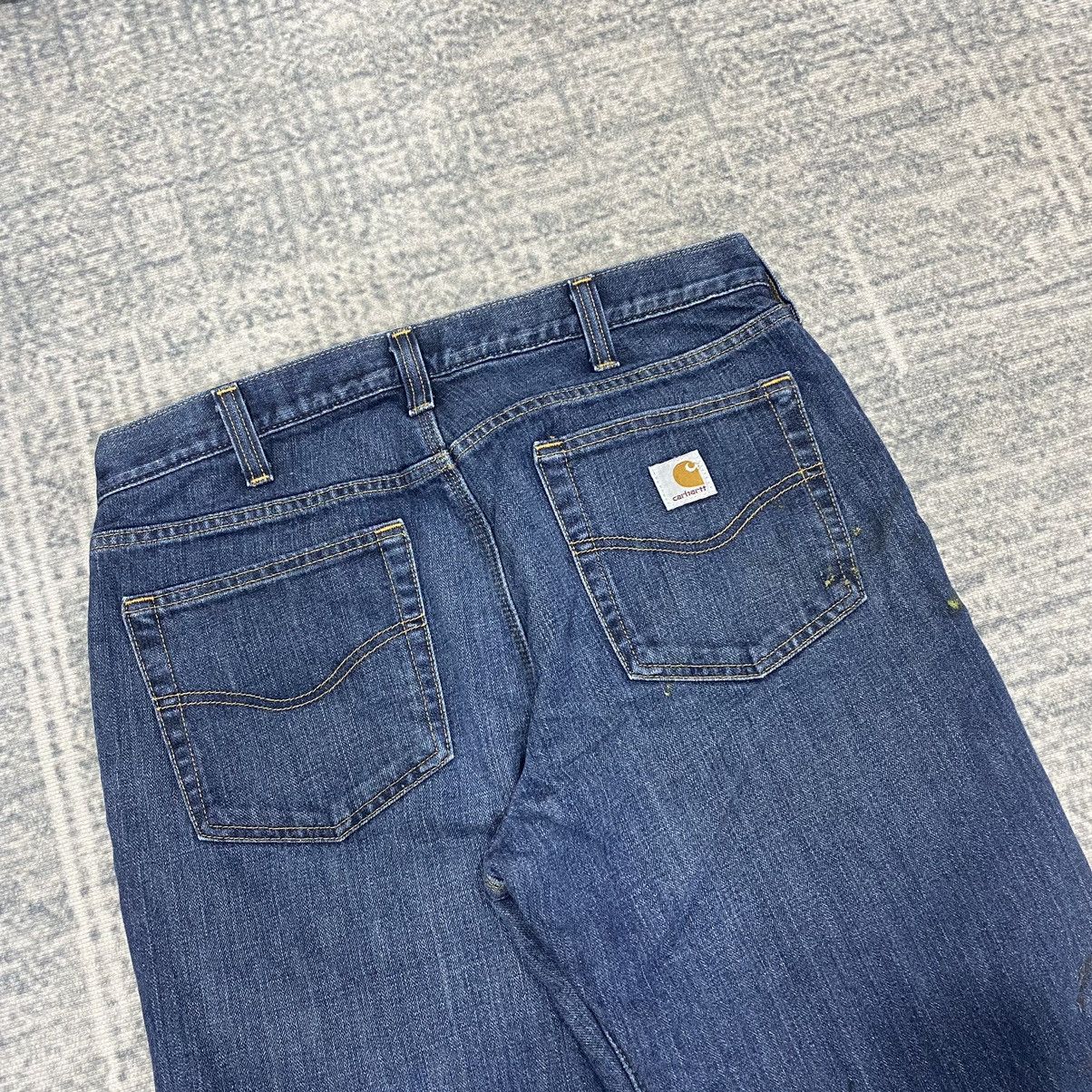 Carhartt Sick☠️ Carhartt Paint Splatter Jeans Workwear Winter 90s Size US 34 / EU 50 - 10 Thumbnail