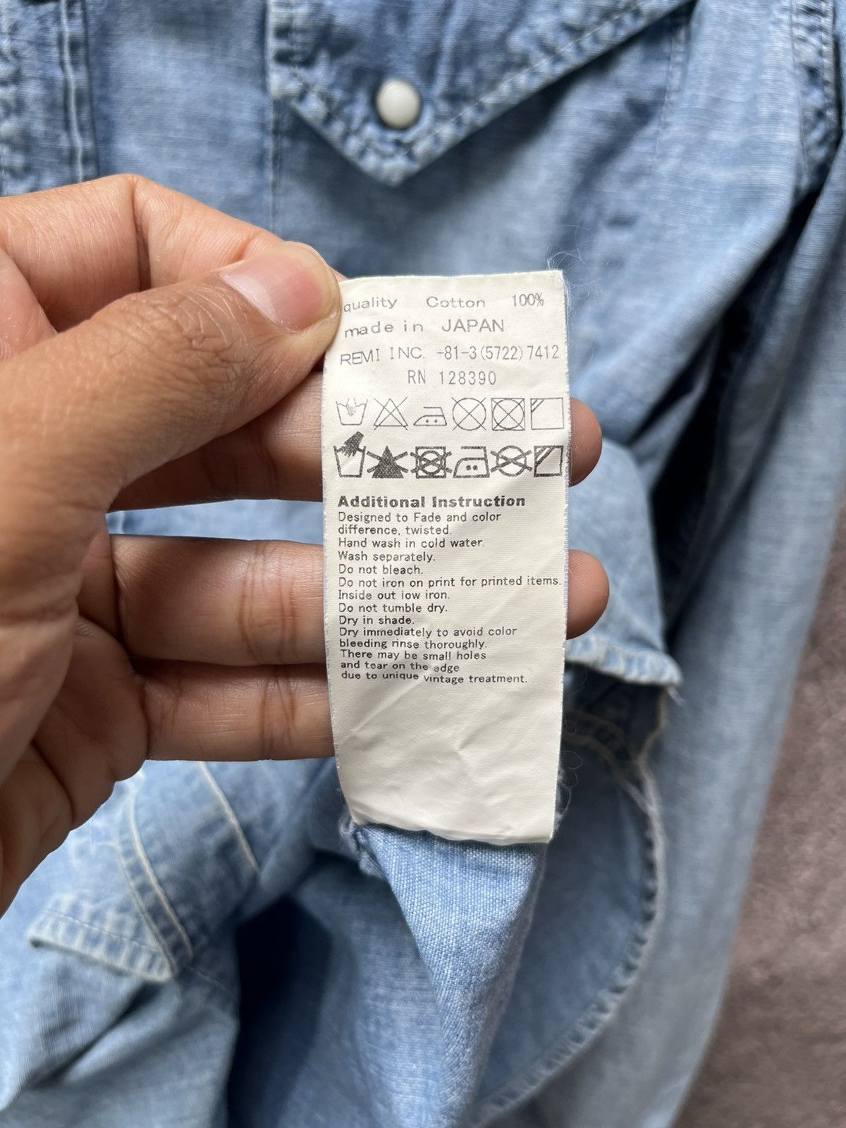Remi Relief Remi relief Chambray Shirt Size US S / EU 44-46 / 1 - 11 Thumbnail