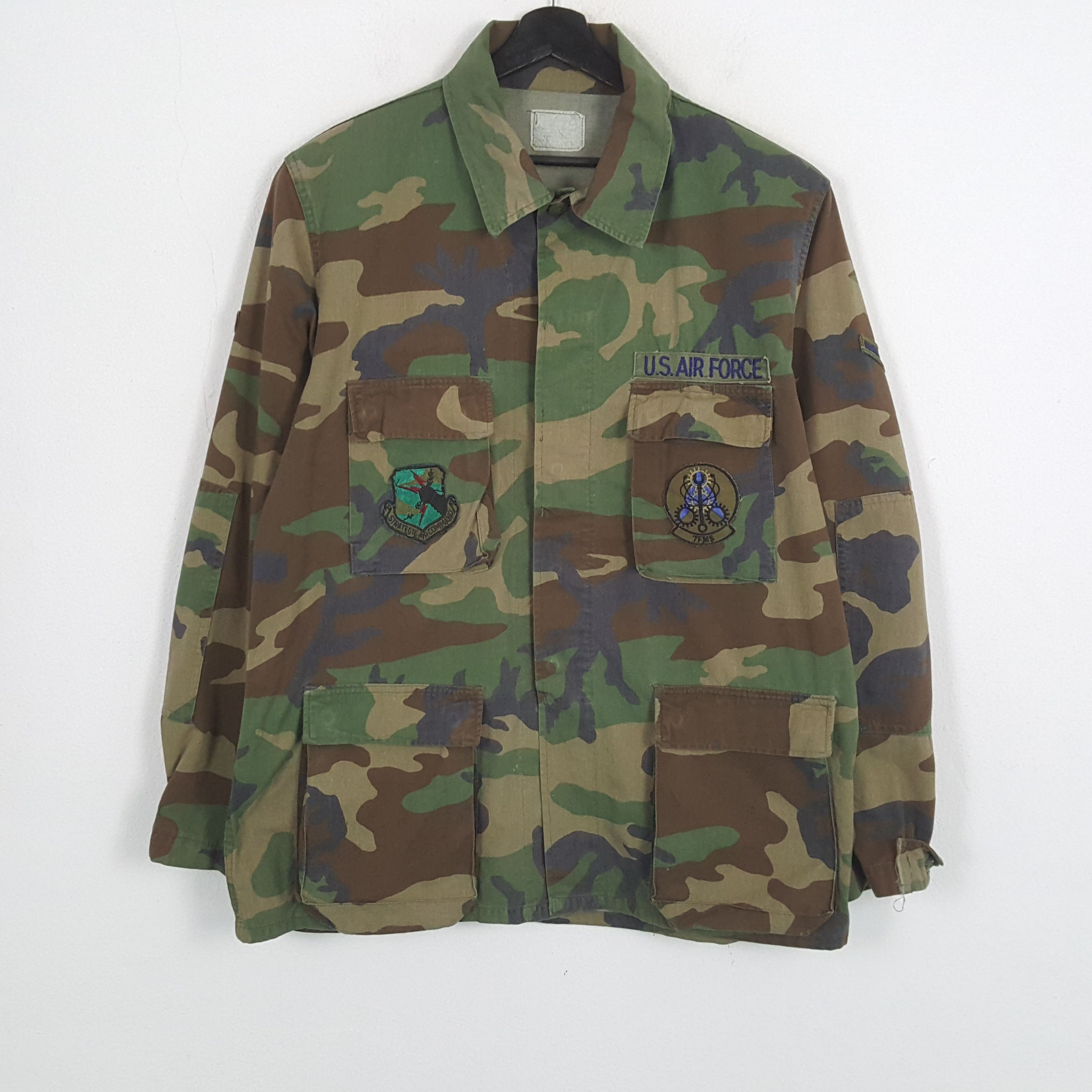 Vintage US AIR FORCE x Skulls Design Art Jacket Size US L / EU 52-54 / 3 - 3 Thumbnail