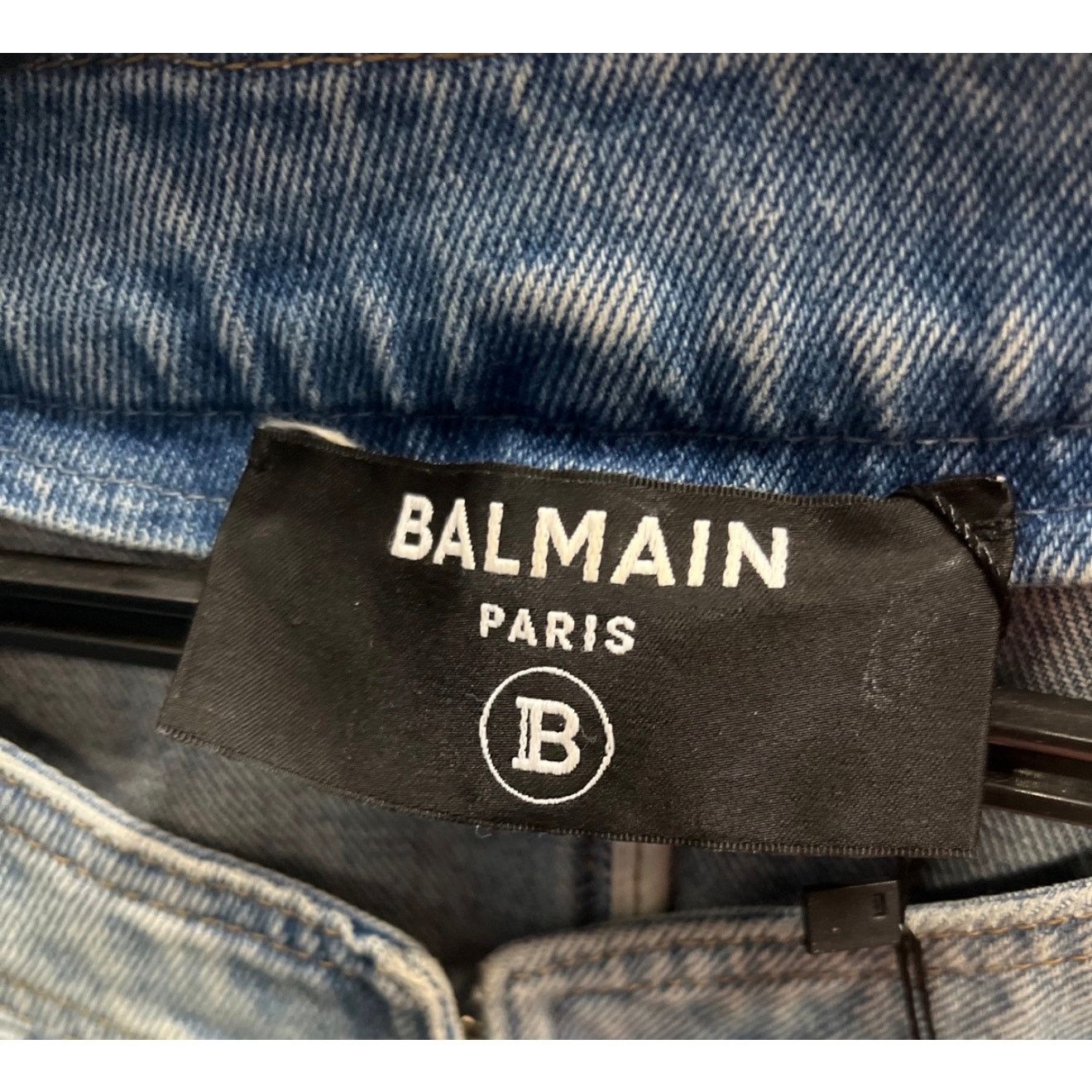 Balmain Balmain Raw-Edge Denim Jacket - Size FR38 / M Size S / US 4 / IT 40 - 6 Thumbnail