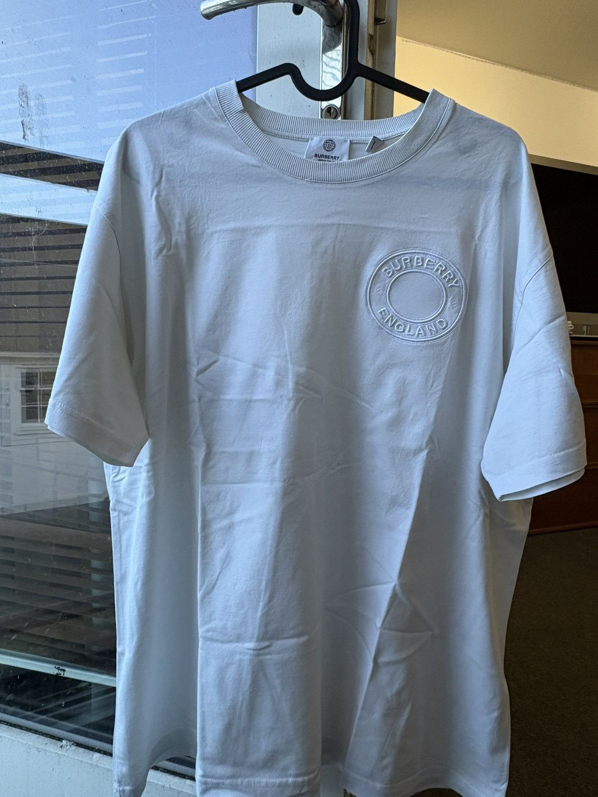 Burberry Burberry Embroidered Logo T-Shirt Size M Excellent Condition Size US M / EU 48-50 / 2 - 1 Thumbnail