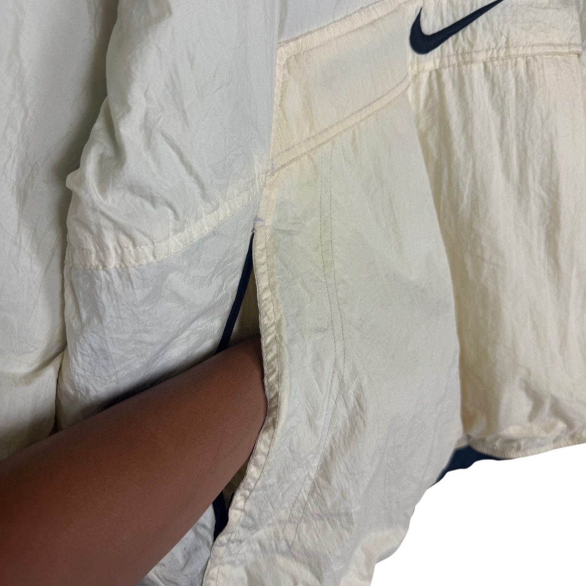 Nike Nike Reversible Black/Beige Light Jacket Size US M / EU 48-50 / 2 - 8 Thumbnail
