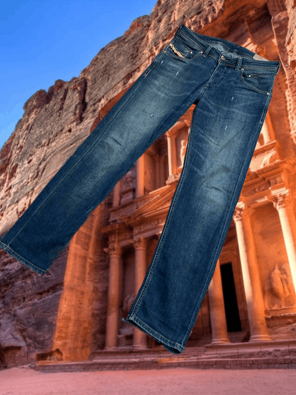 Diesel vintage jeans DIESEL BELTHER Y2K REGULAR SLIM-TAPERRED Size US 30 / EU 46 - 1 Thumbnail