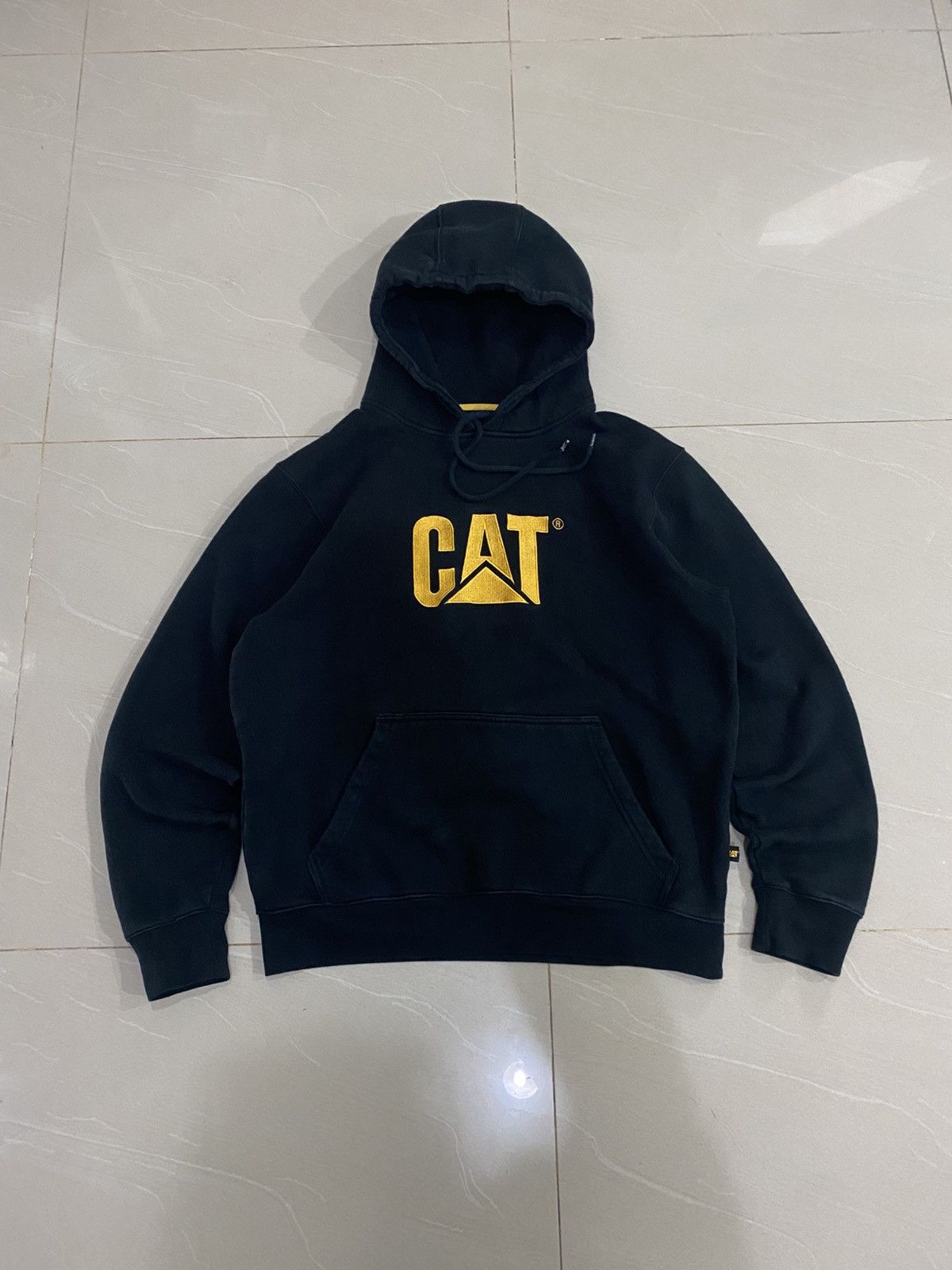 Caterpillar Caterpiller Cat Hoodie Embroidery Logo Size US L / EU 52-54 / 3 - 1 Thumbnail
