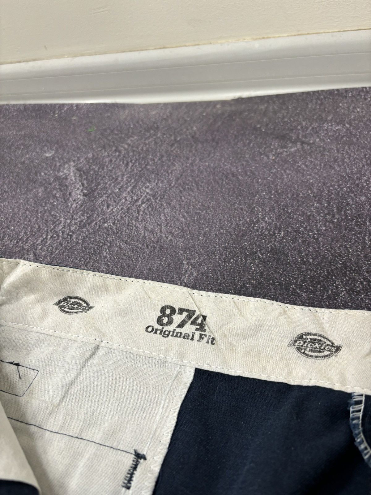Dickies Vintage Dickies 874 Navy Work Hype Skate Baggy Pants Size US 40 / EU 56 - 16 Thumbnail