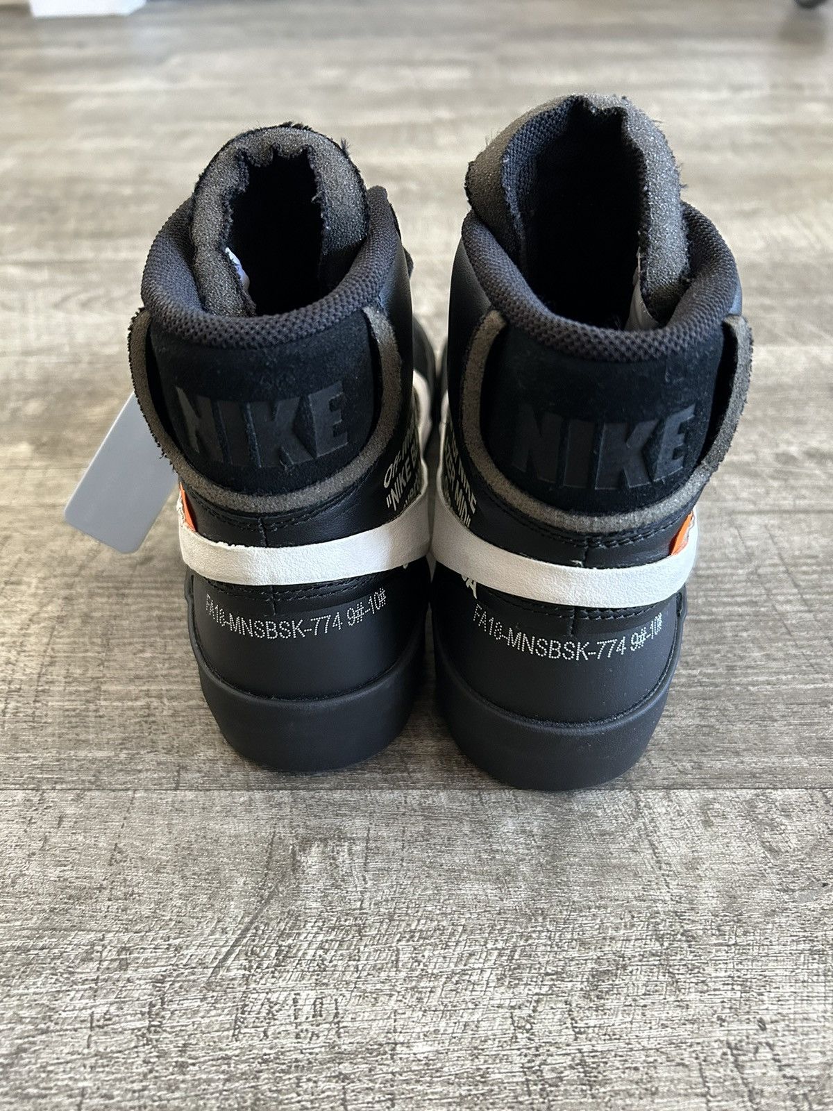 Nike × Off-White 2018 The Ten Blazer High Grim Reaper SZ 9 Size US 9 / EU 42 - 5 Thumbnail