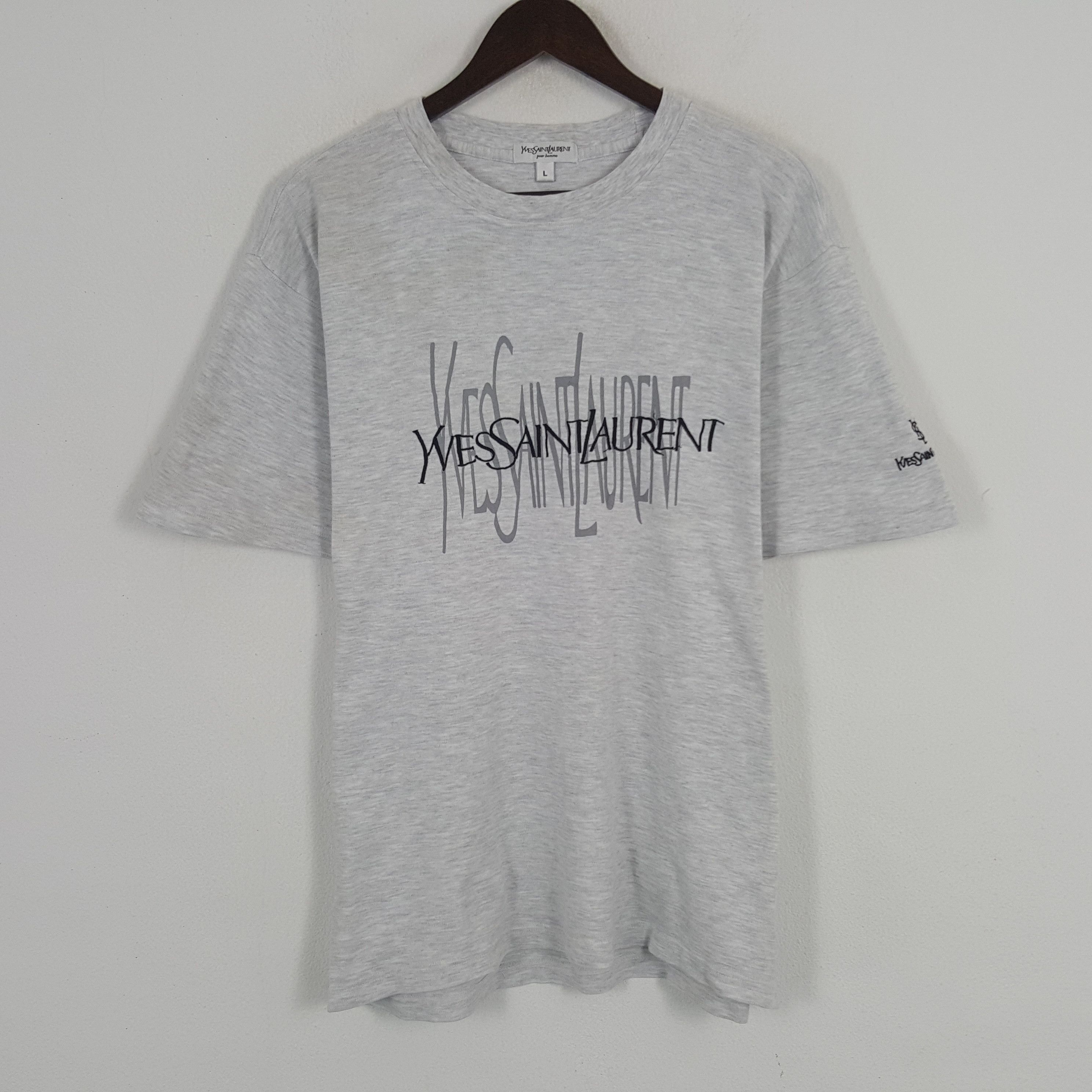 Vintage × Yves Saint Laurent Vintage Yves Saint Laurent Tshirt Size US L / EU 52-54 / 3 - 1 Thumbnail
