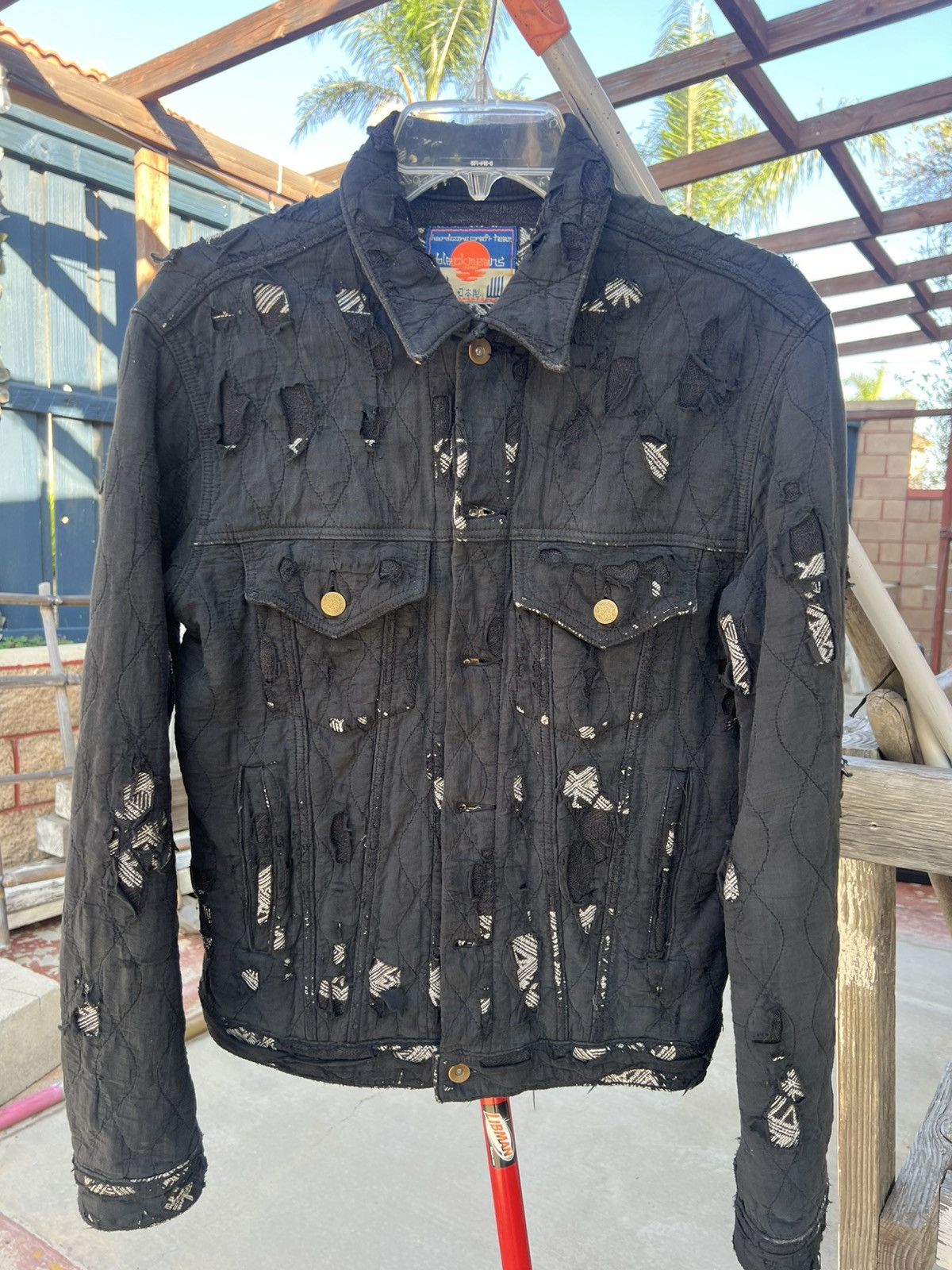 Distressed Crust Cotton Jacket