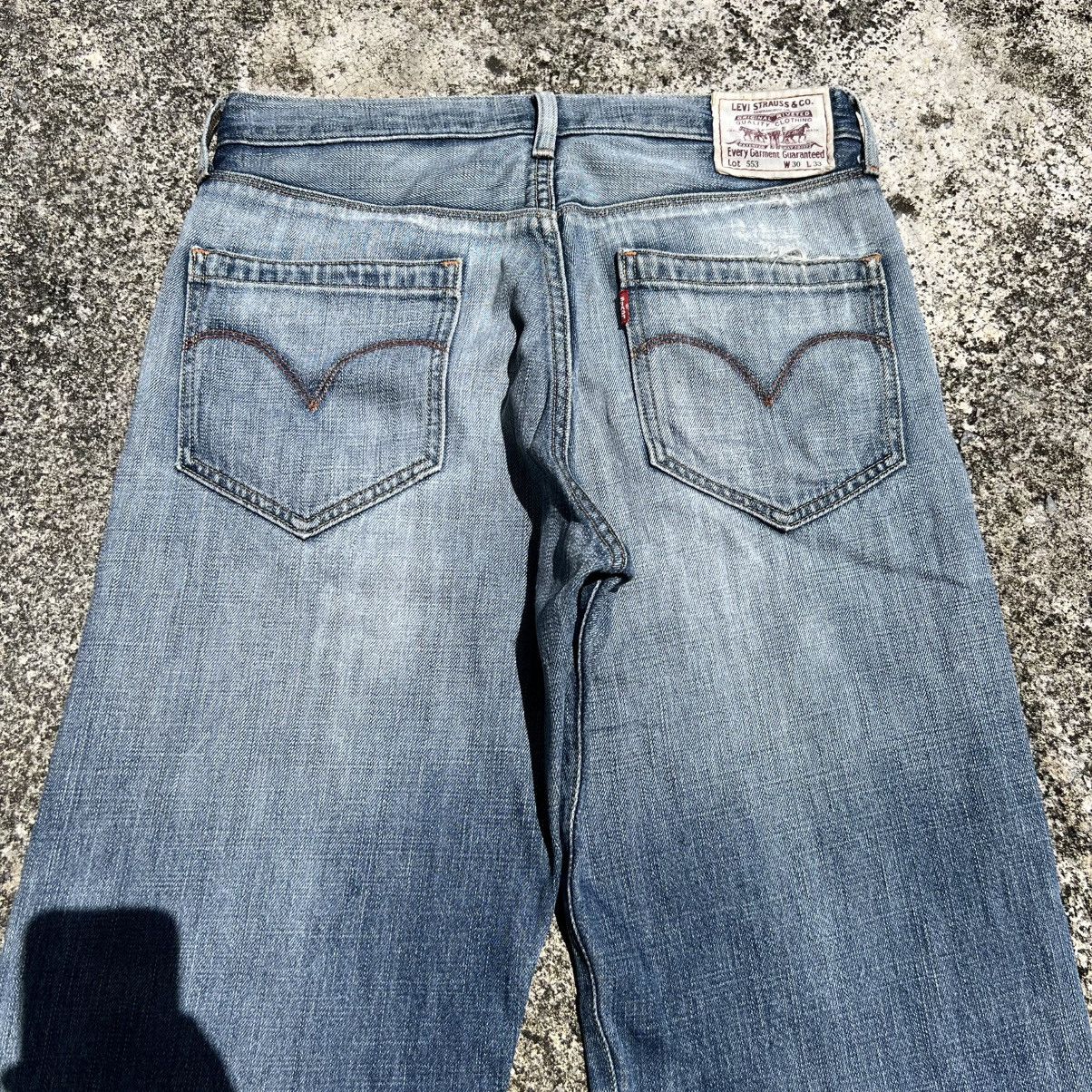 Levi's “LEVIS” 553 DISTRESS ACID WASH JEANS Size US 30 / EU 46 - 16 Thumbnail