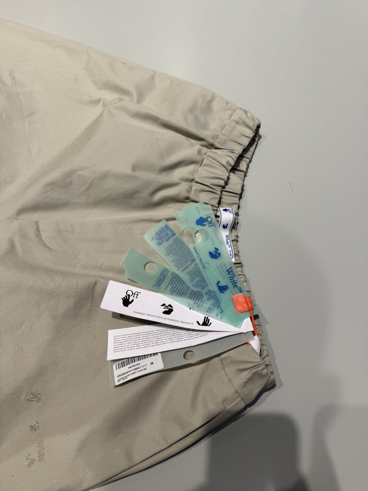 Off-White Off White Lounge Shorts Abbey Stone Abb Size US 32 / EU 48 - 4 Thumbnail