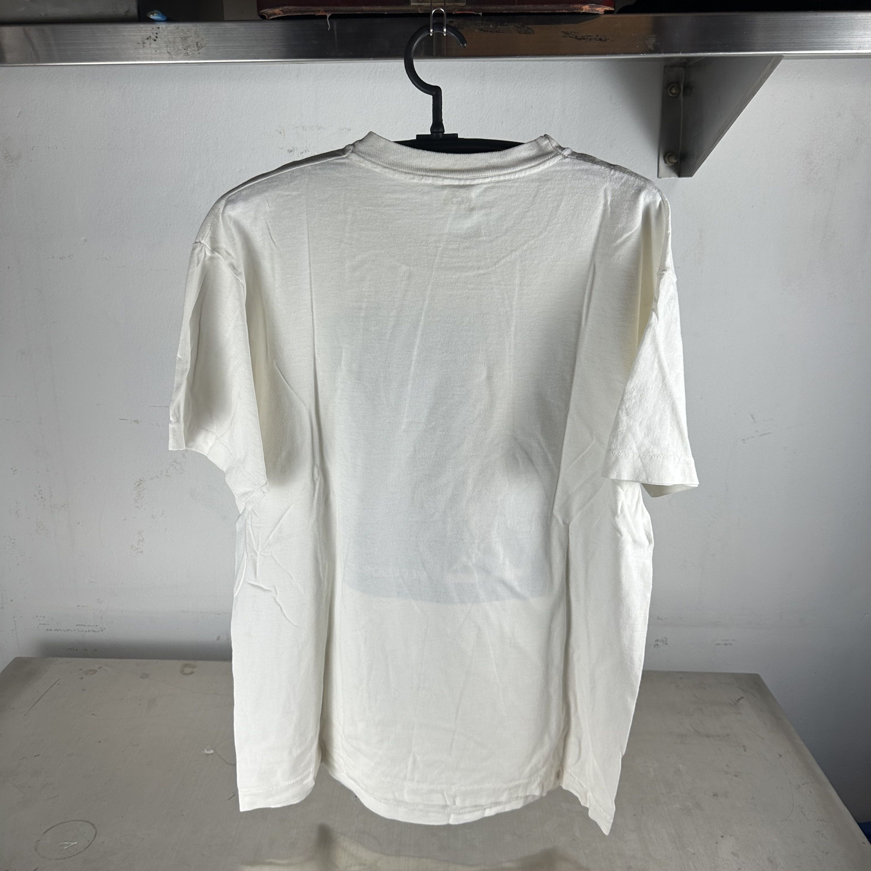 Vintage ​​90s Virgin Mary Prayer Medjugorje Pray Religious T-Shirt Size US XL / EU 56 / 4 - 3 Thumbnail