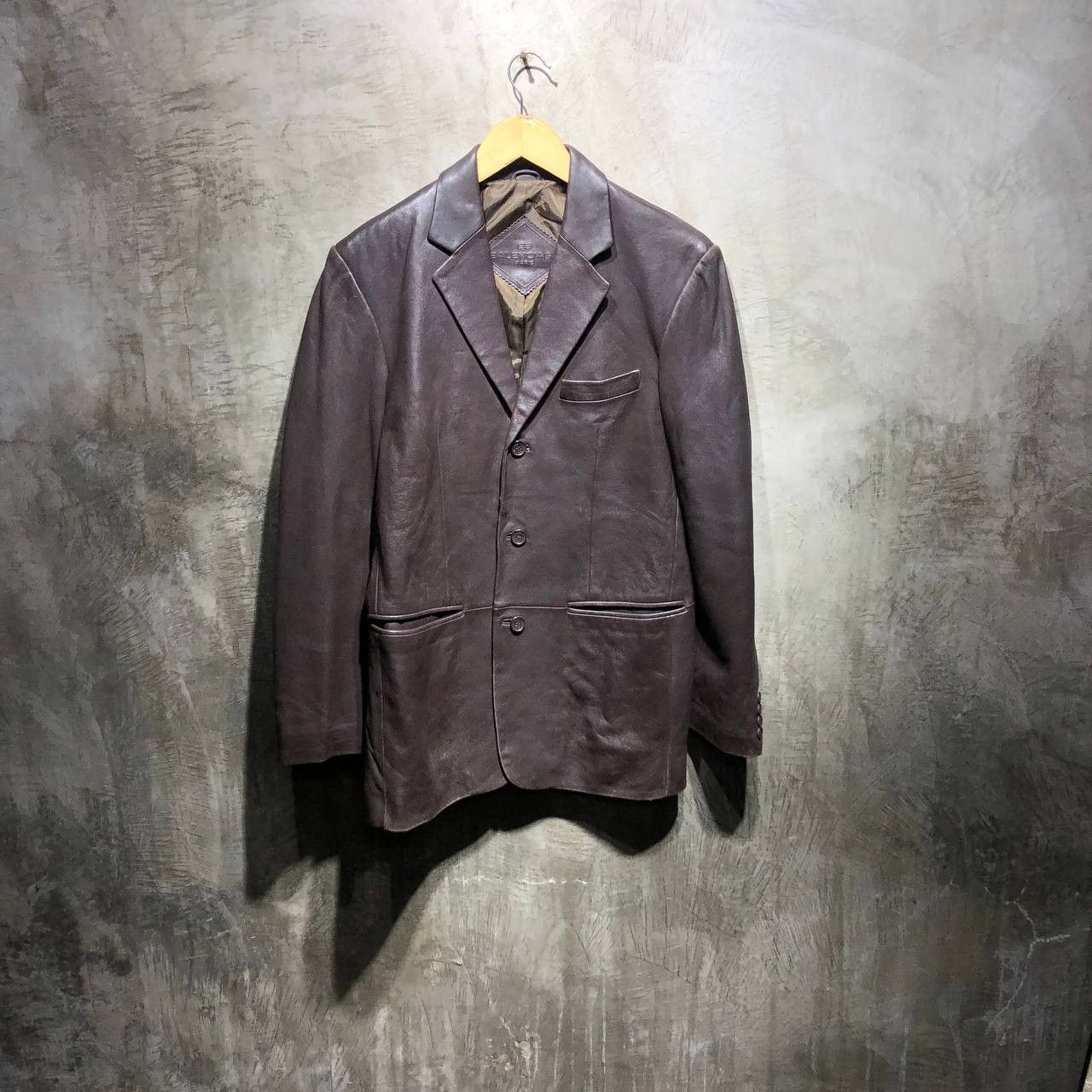 Balenciaga Balenciaga Nicholas Ghesquire Leather Blazer Size US M / EU 48-50 / 2 - 1 Thumbnail