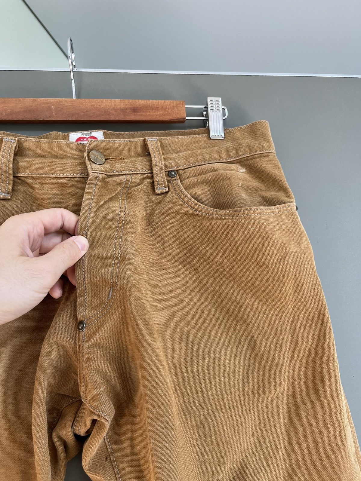 Carhartt Carhartt Roper Heavy Duck Canvas Back Cinch Pants Size US 31 - 15 Thumbnail