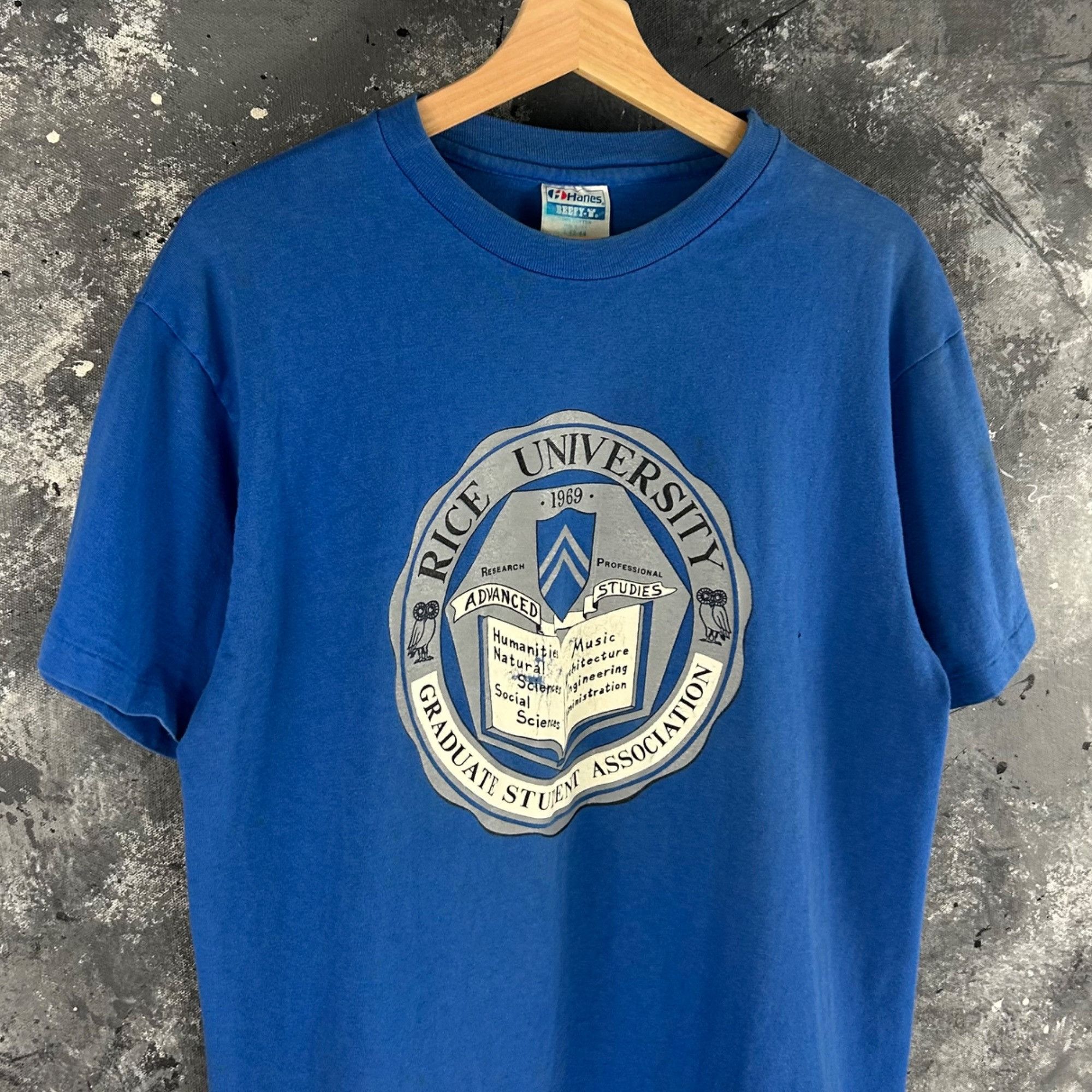 Vintage Vintage 80’s Rice university shirt Size US L / EU 52-54 / 3 - 2 Thumbnail