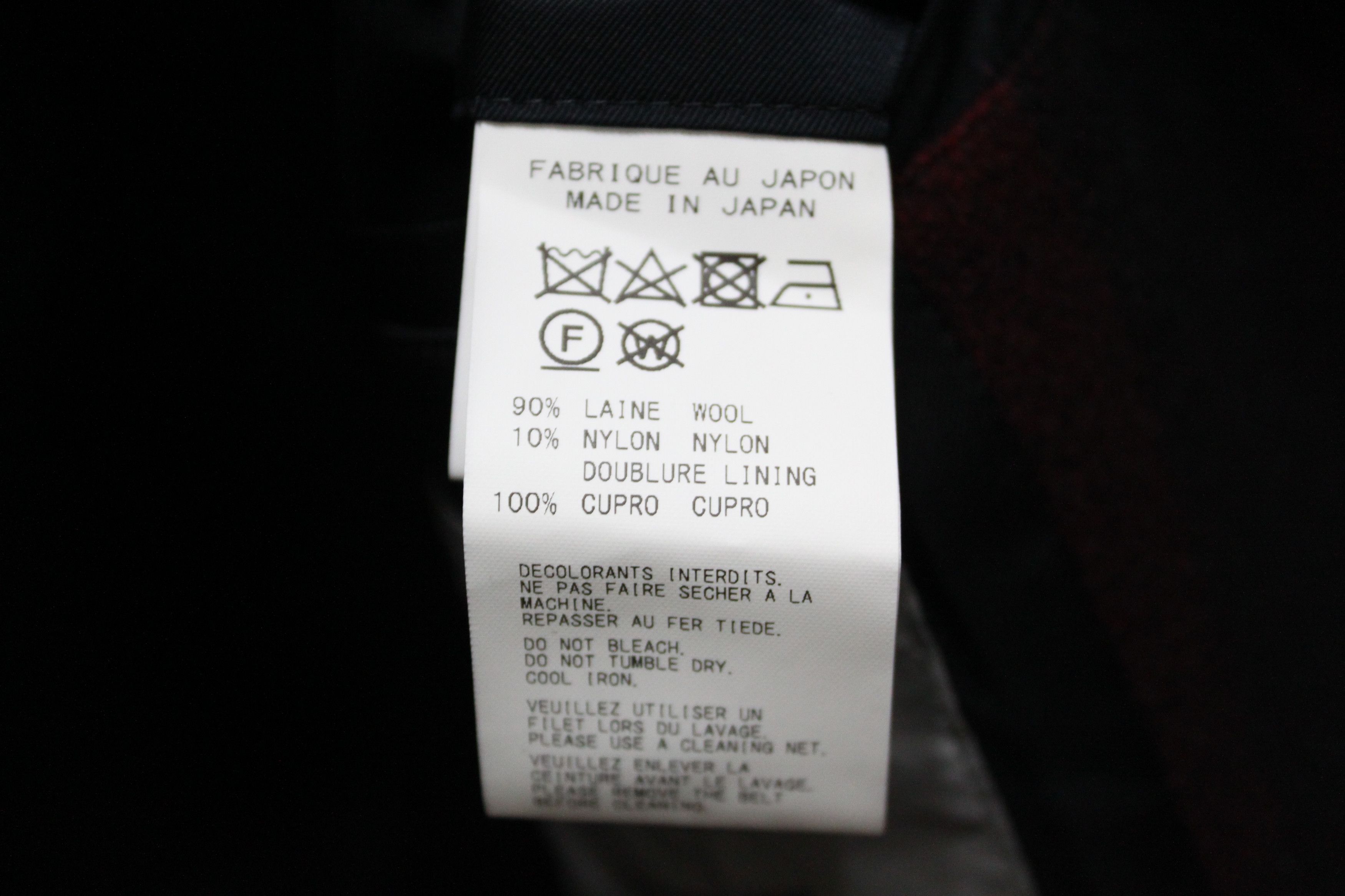 Yohji Yamamoto Yohji Yamamoto AW20 Look 15 Red Black Coat by Suzume Uchida Size US S / EU 44-46 / 1 - 7 Thumbnail