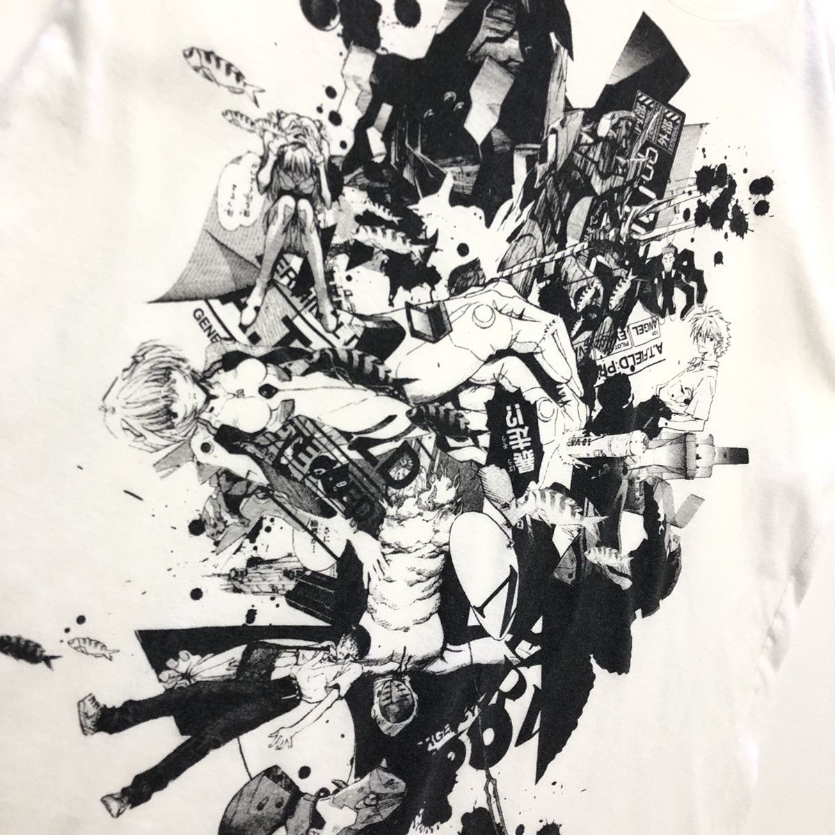 Anime × Cartoon Network × Vintage Vintage Evangelion Japan Anime Graphic Tshirt Size US M / EU 48-50 / 2 - 7 Thumbnail