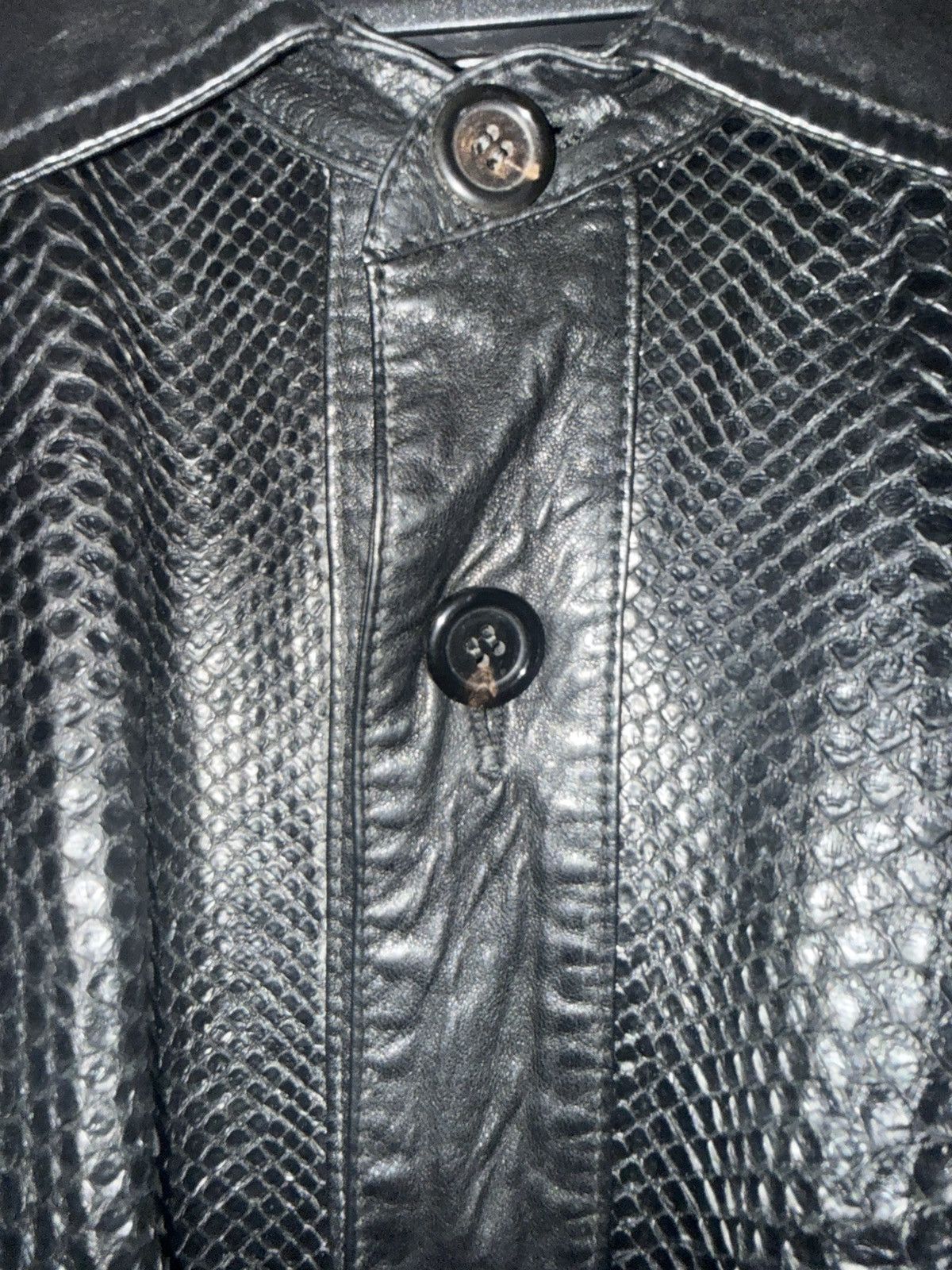 Yves Saint Laurent 2000’s Genuine Python Skin Leather Jacket By Tom Ford Size US M / EU 48-50 / 2 - 3 Thumbnail