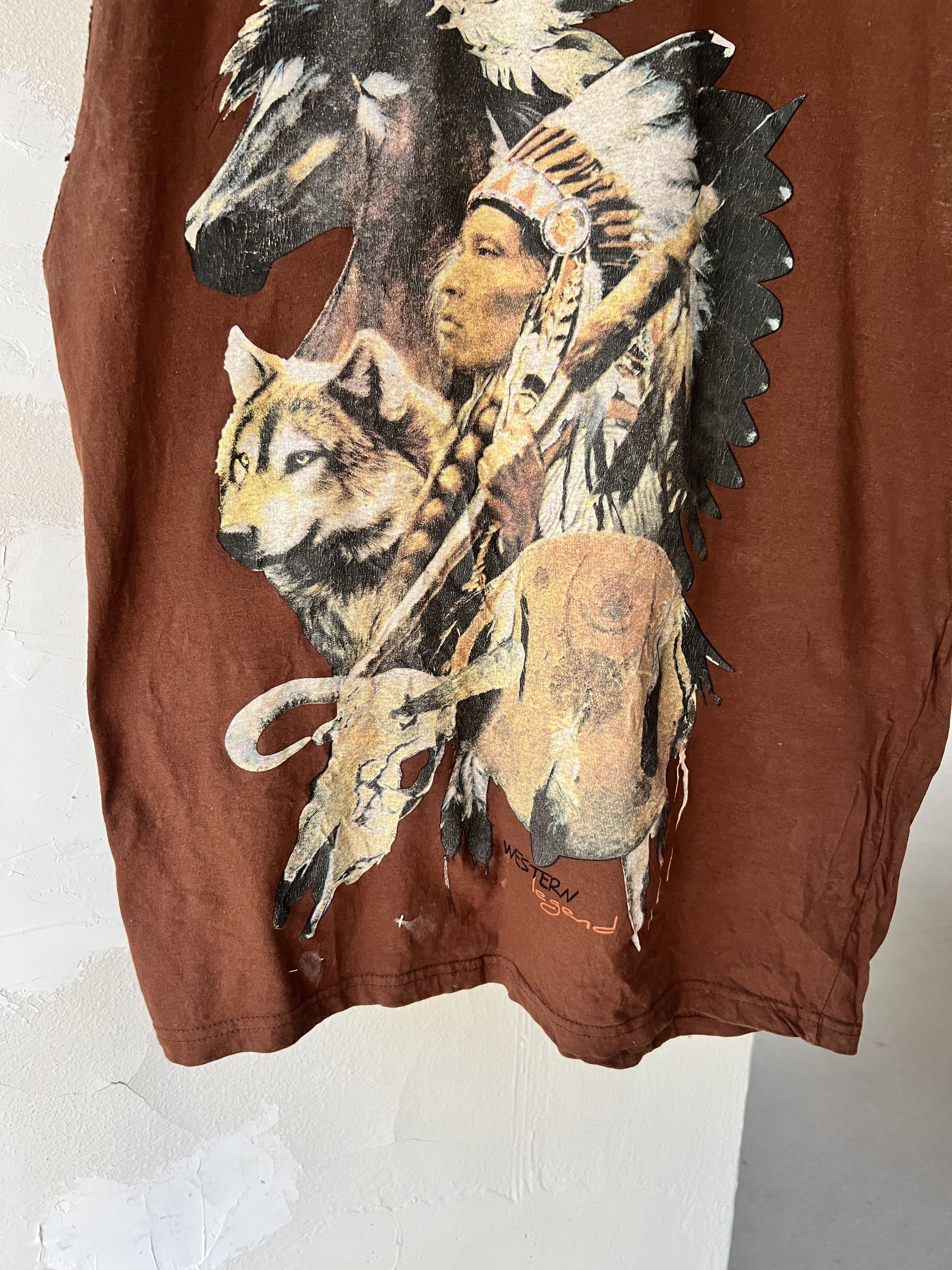Western Rise Western Legend Animal Eagle Wolf Tank Top Size US L / EU 52-54 / 3 - 4 Thumbnail