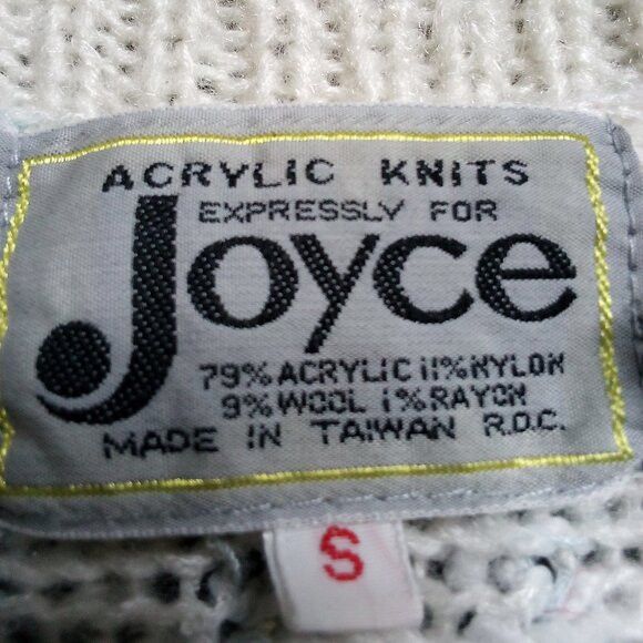 Vintage Vintage Joyce Knits Diamonds Stripes Pastel Sweater Vest Size S / US 4 / IT 40 - 4 Thumbnail